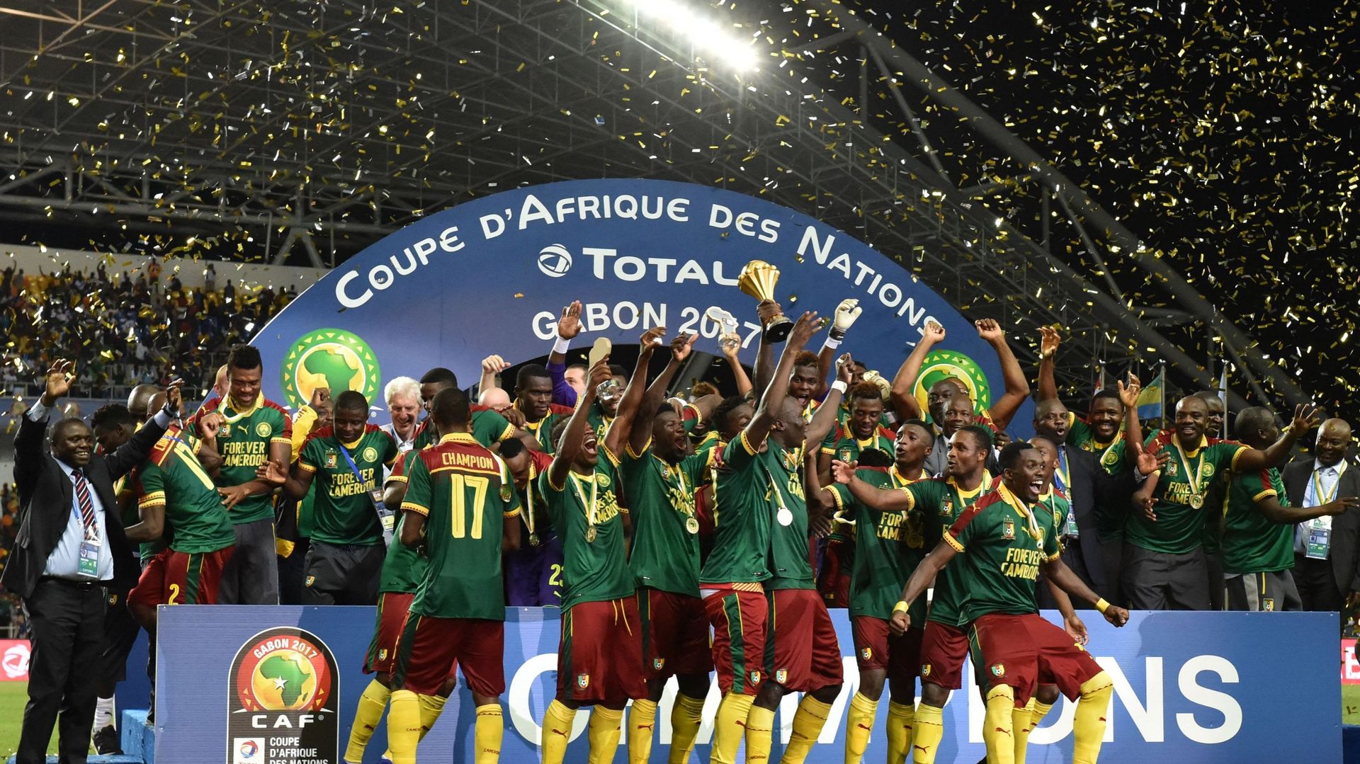Le Cameroun soulève le trophée en 2017