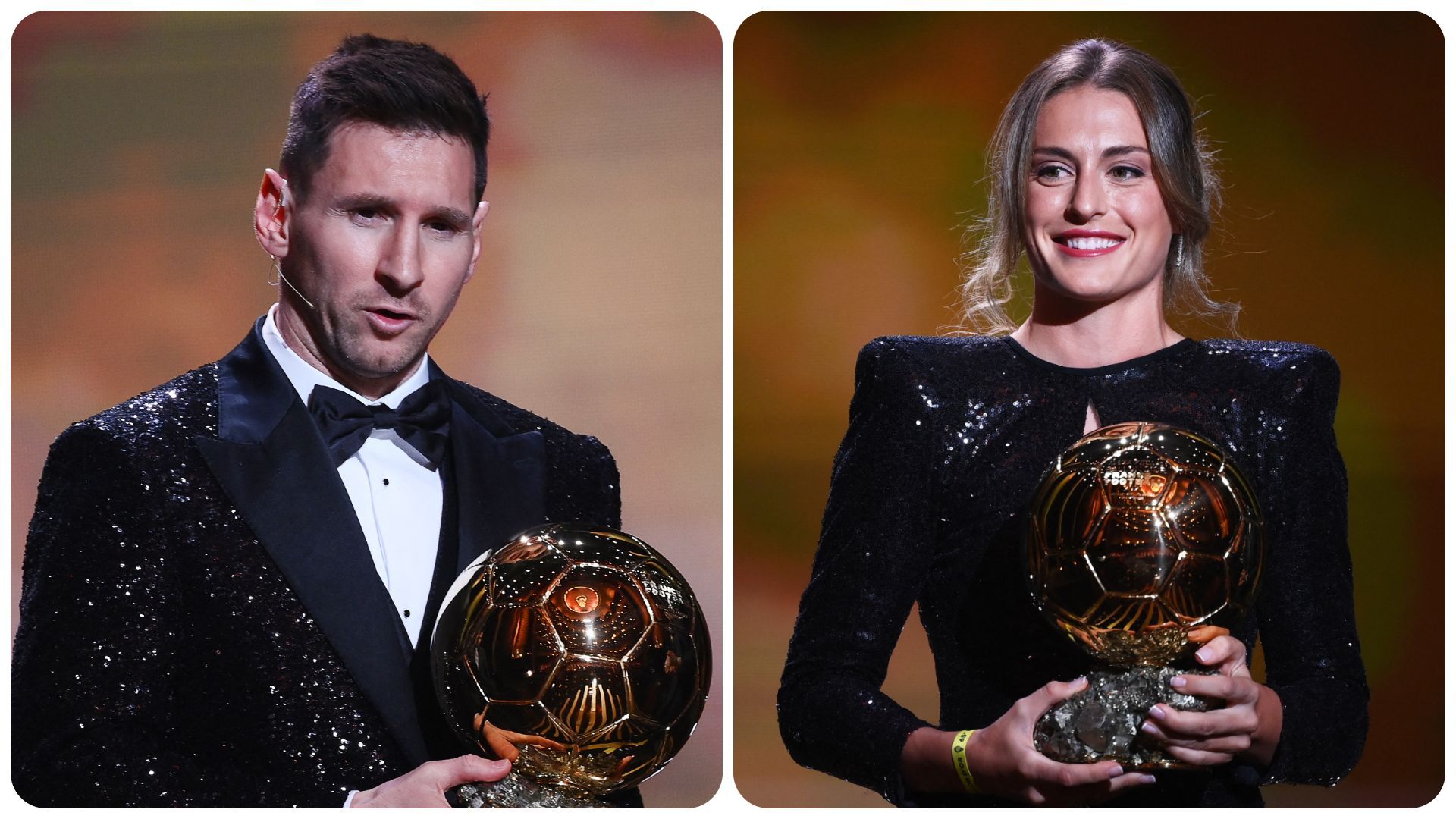 Lionel Messi et Alexia Putellas, heureux vainqueurs