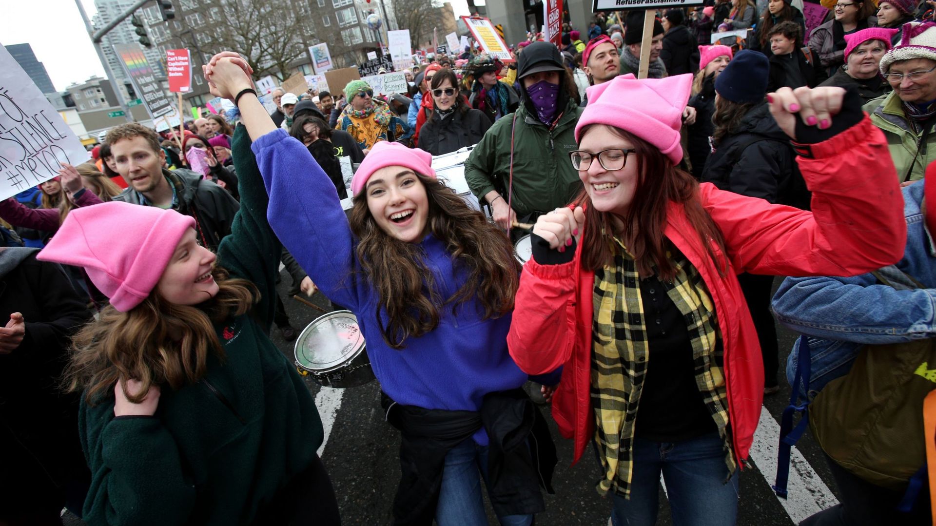 "Marche des femmes" à Seattle, le 20 janvier 2018