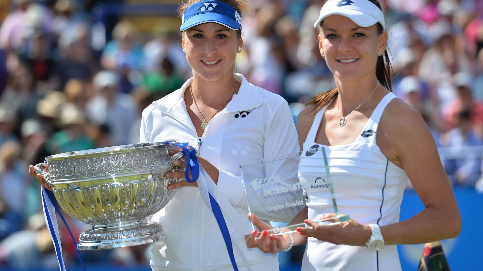 WTA Eastbourne Bencic surprend Radwanska en finale RTBF Actus
