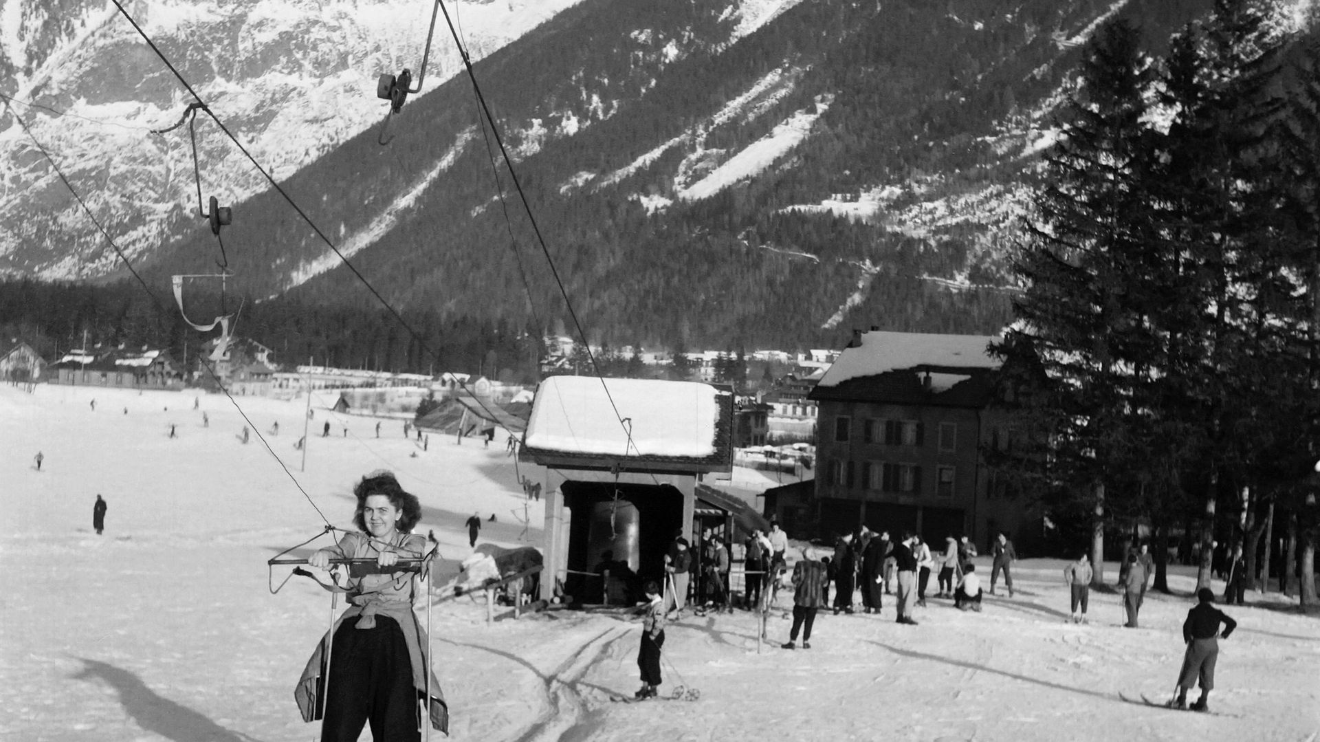 Chamonix, en 1947