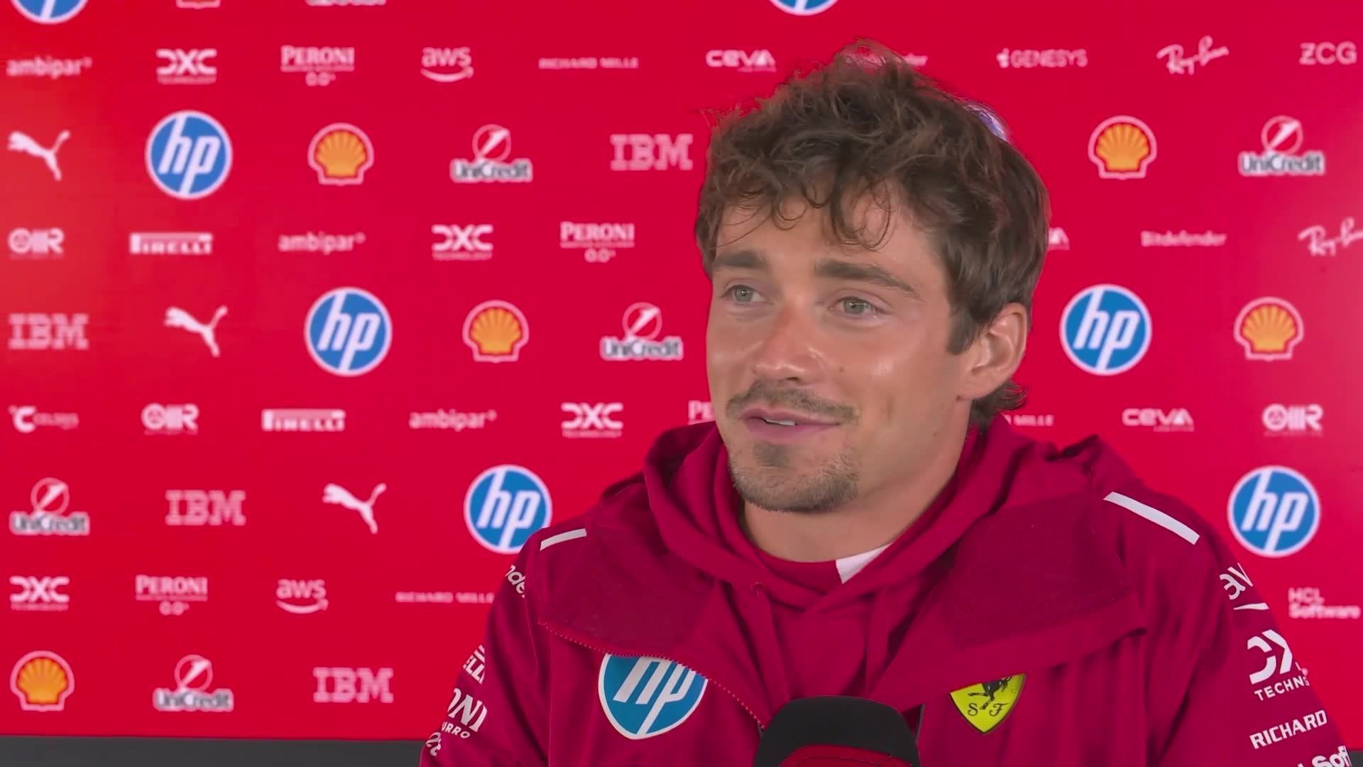 F1 Pays-Bas : "Ma plus grande motivation quand je ne joue pas le titre ? Conduire pour Ferrari", affirme Leclerc