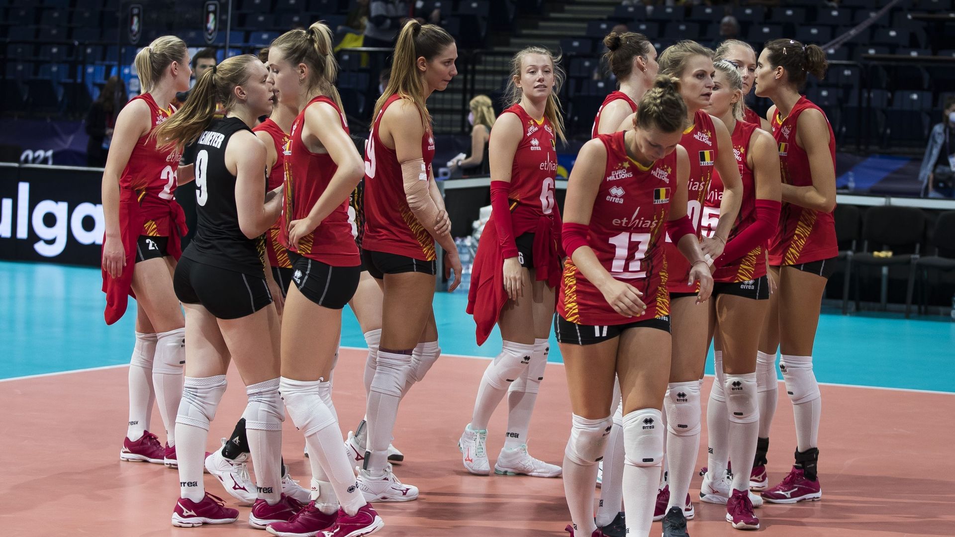 Le parcours de l’équipe nationale belge à l’Euro 2021 de volley féminin s’est ponctué en huitièmes de finale.