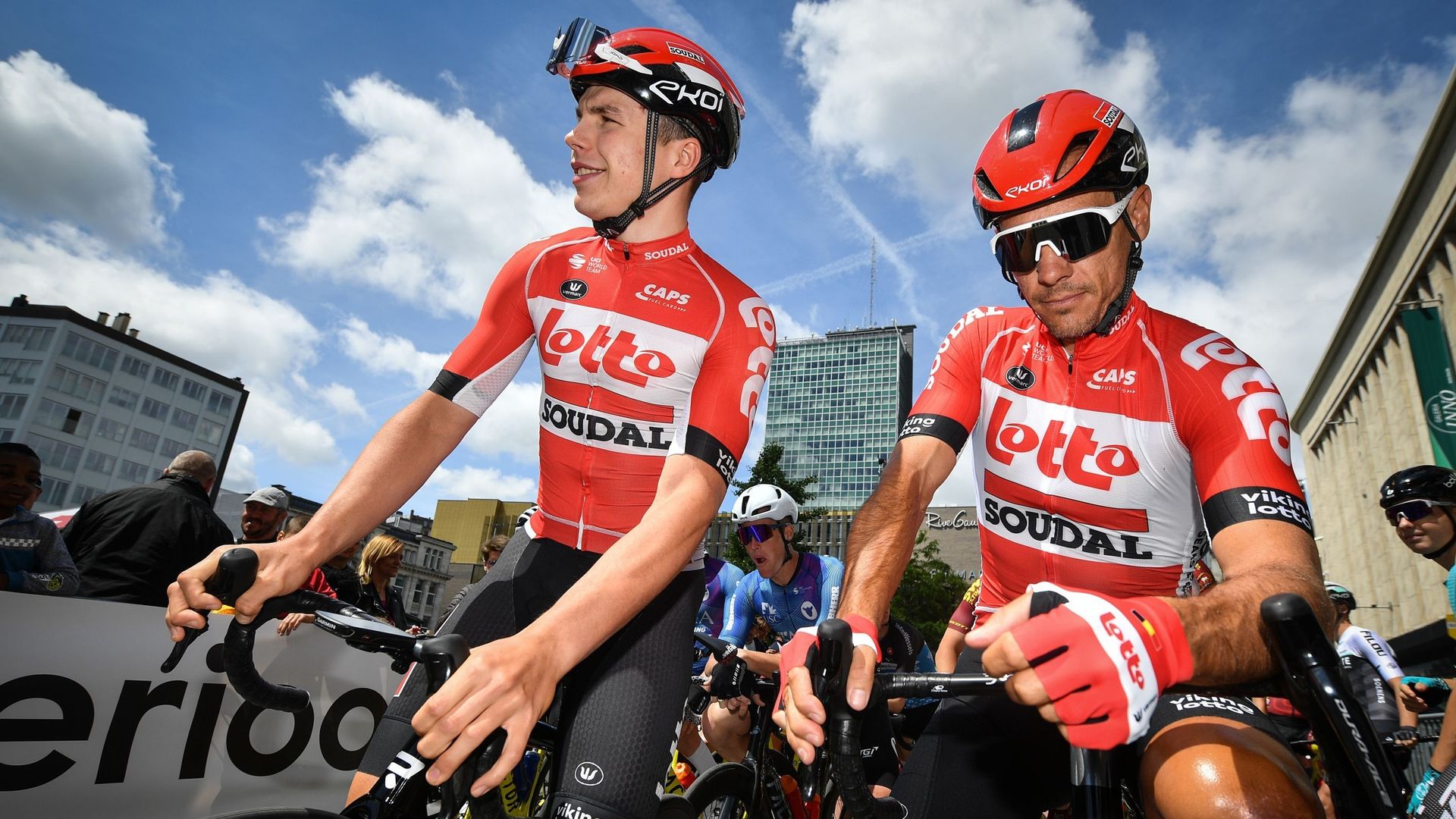 Cyclisme : Arnaud De Lie et Philippe Gilbert (en 2022)