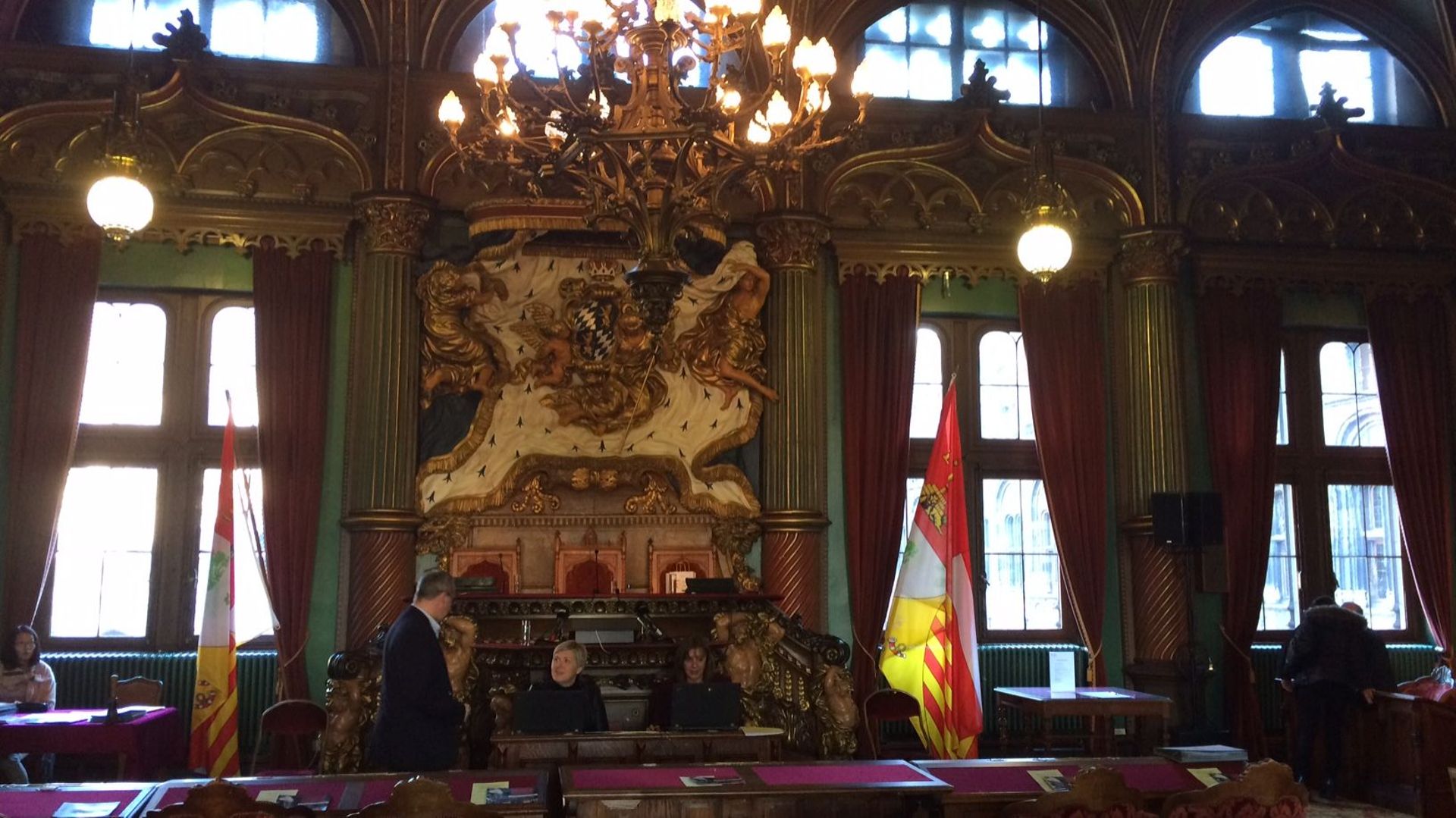 La salle conseil provincial au palais des Princes Evêques