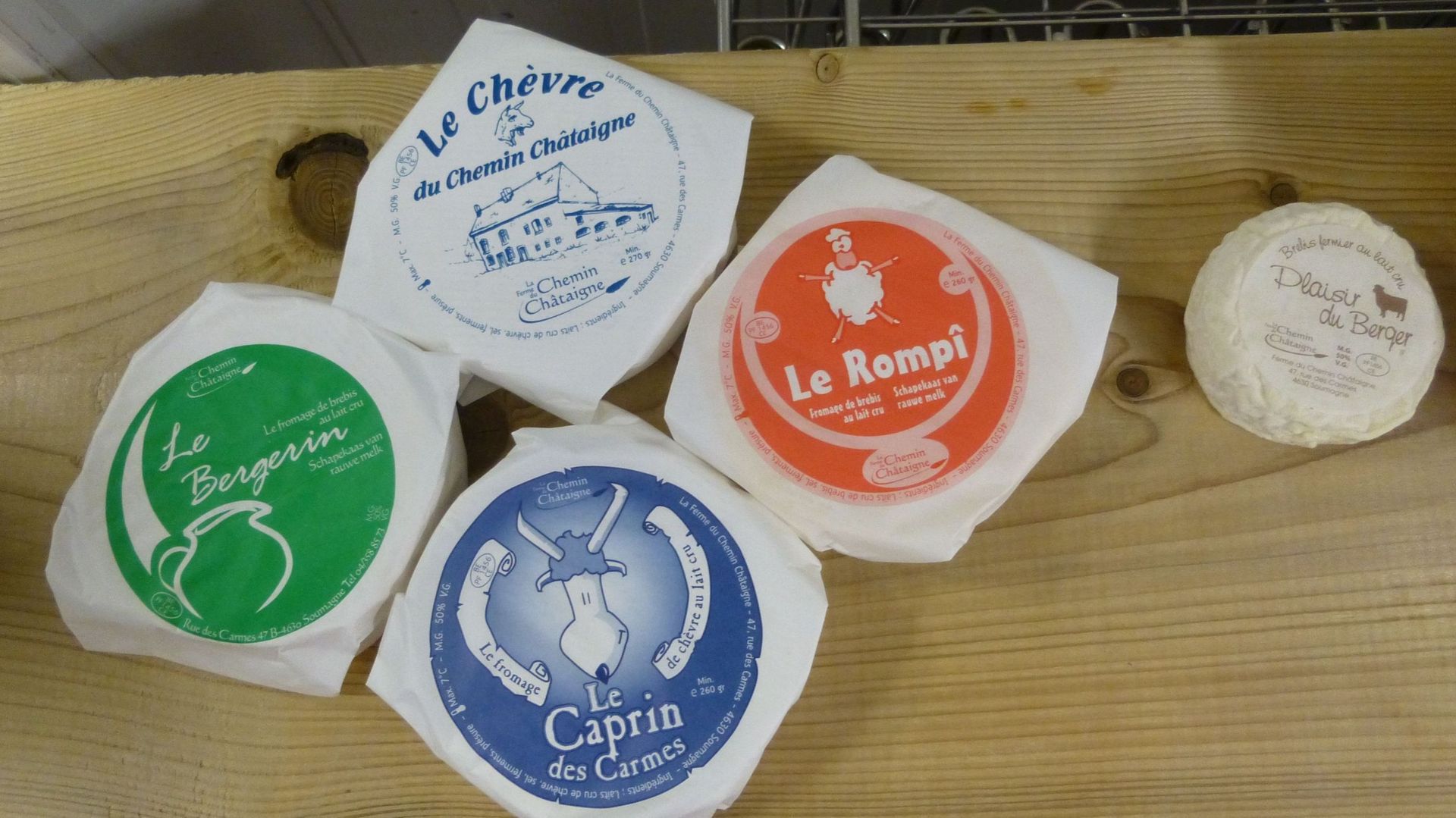 Les Saveurs de chez nous : Les fromages de la ferme du Chemin Châtaigne  