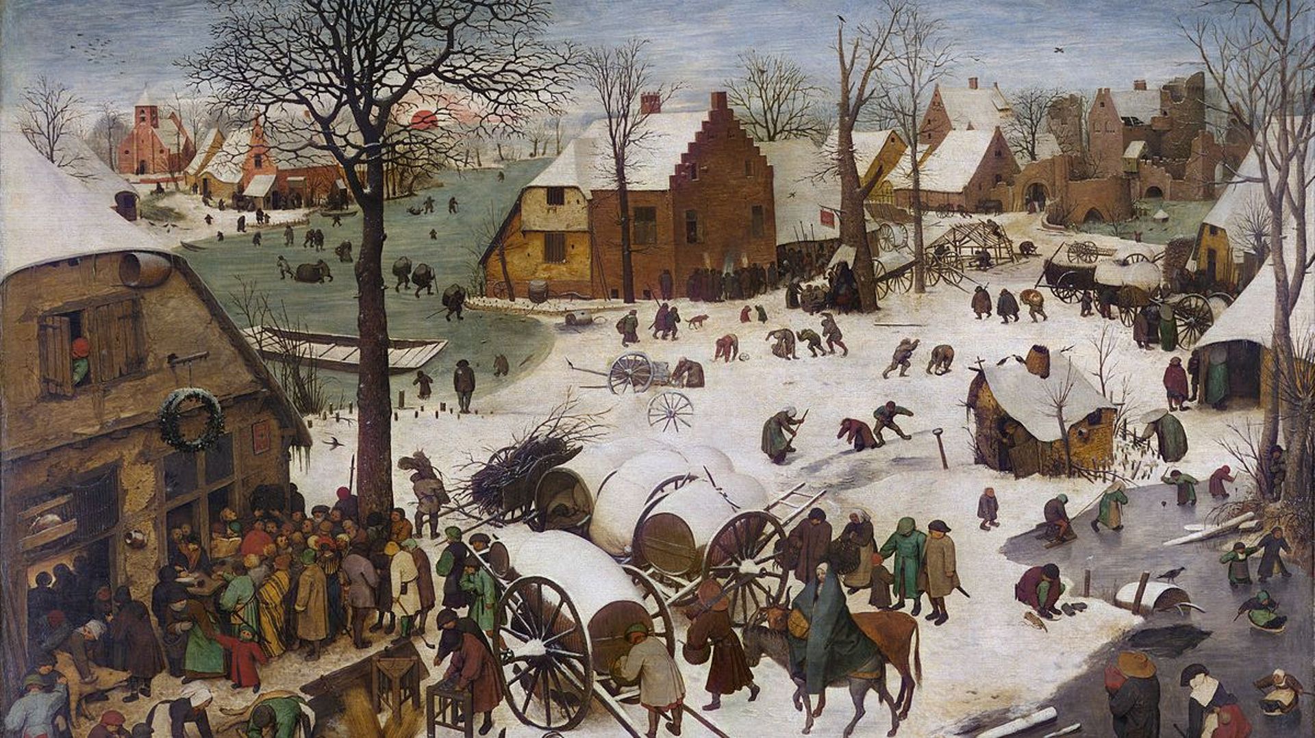 Pierre Bruegel l'Ancien - Le dénombrement de Bethléem - vers 1566