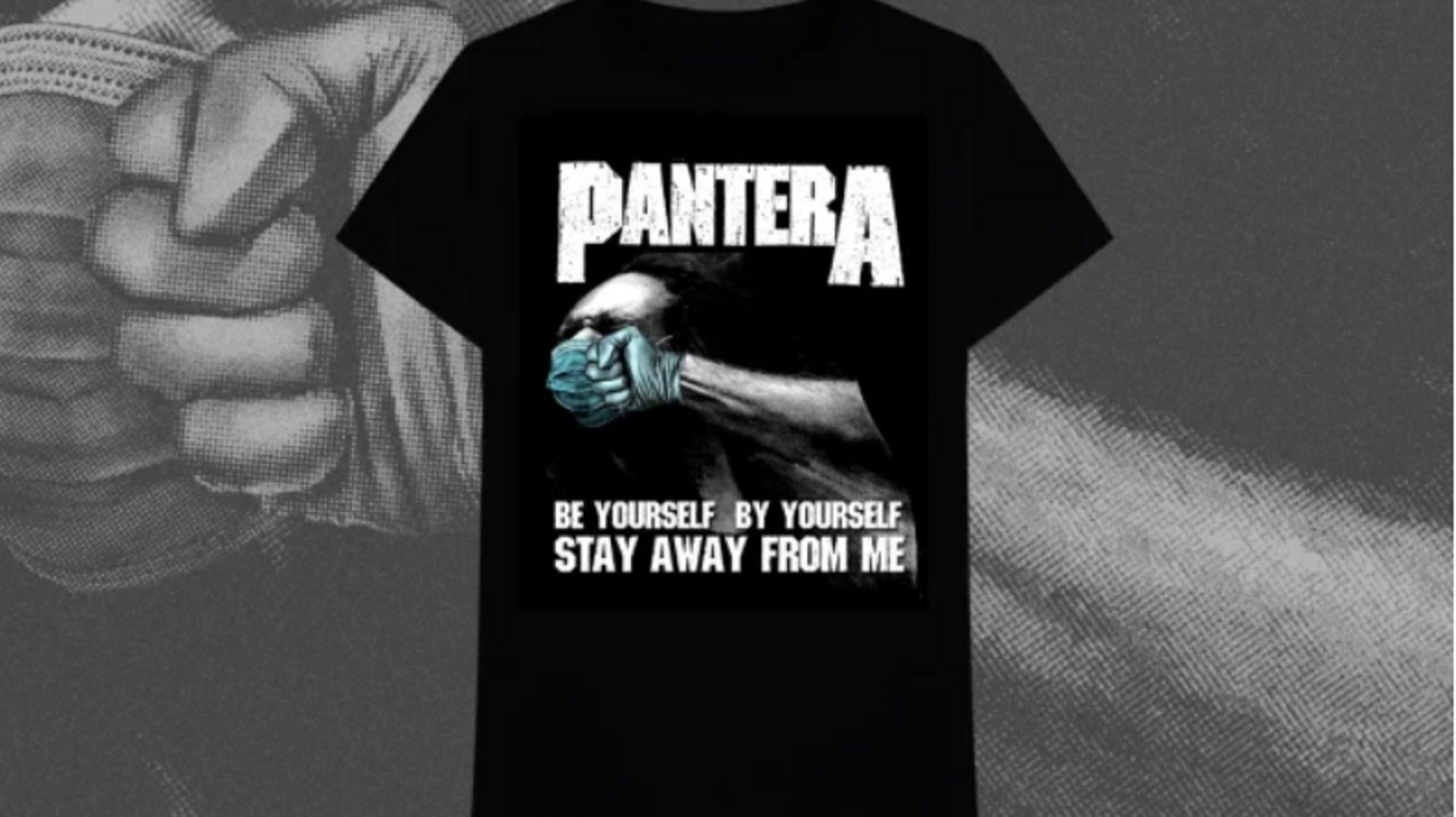 Un t-shirt Pantera spécial "coronavirus"