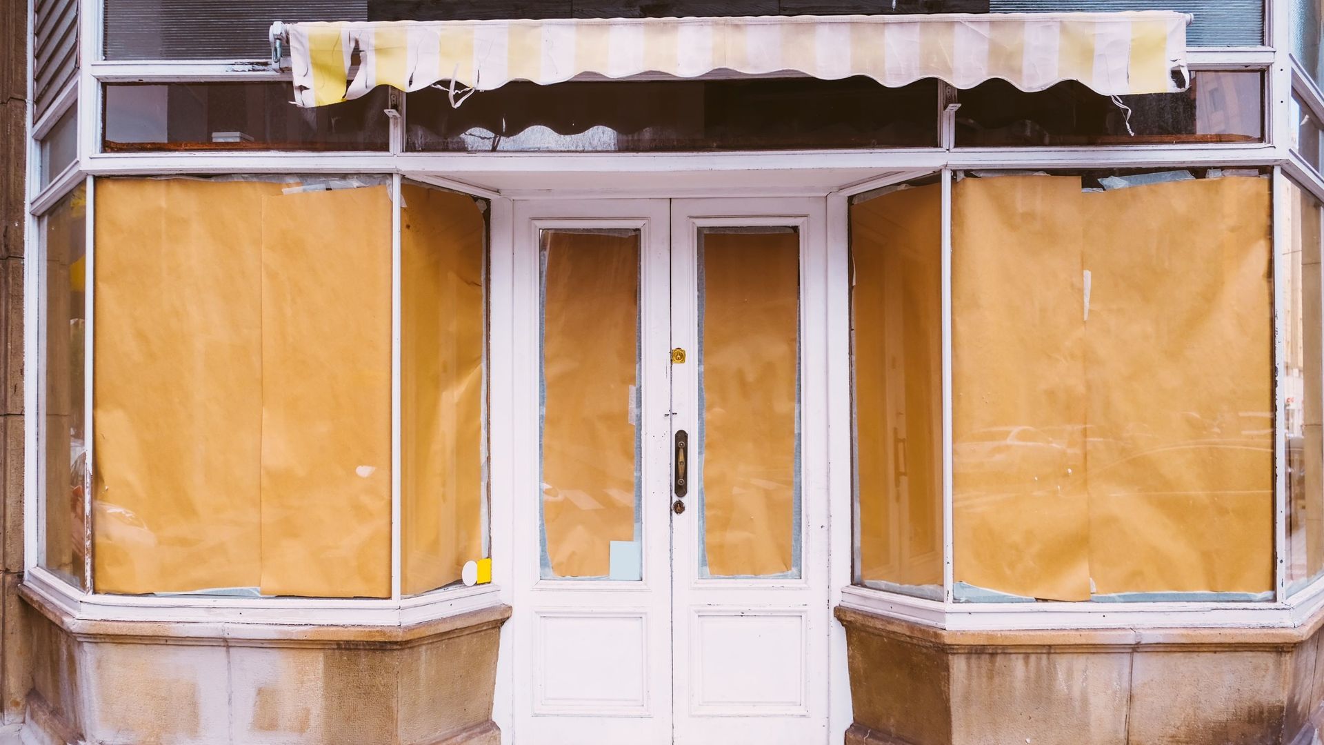 Façade d'une cellule vide