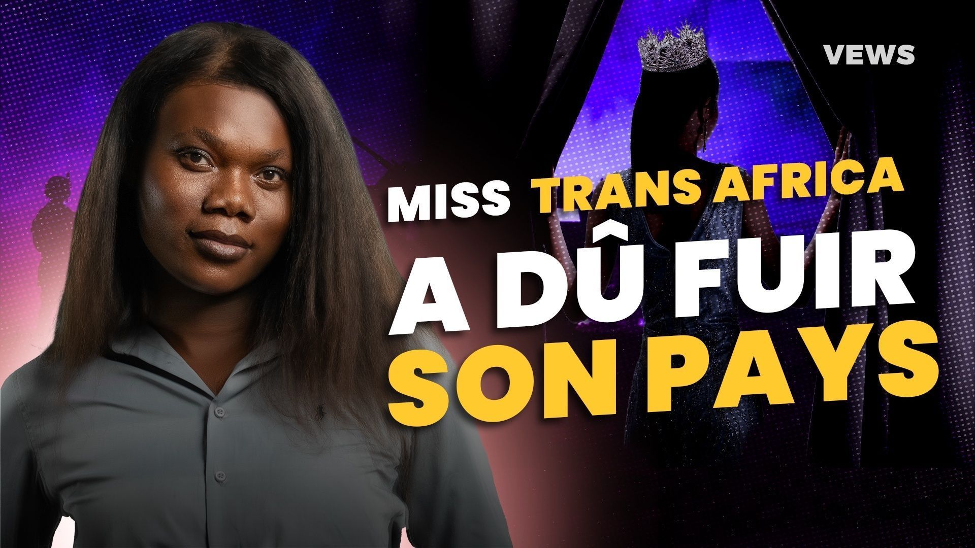 Kira, élue Miss Trans Afrique 2024, vit l’exil forcé en Belgique