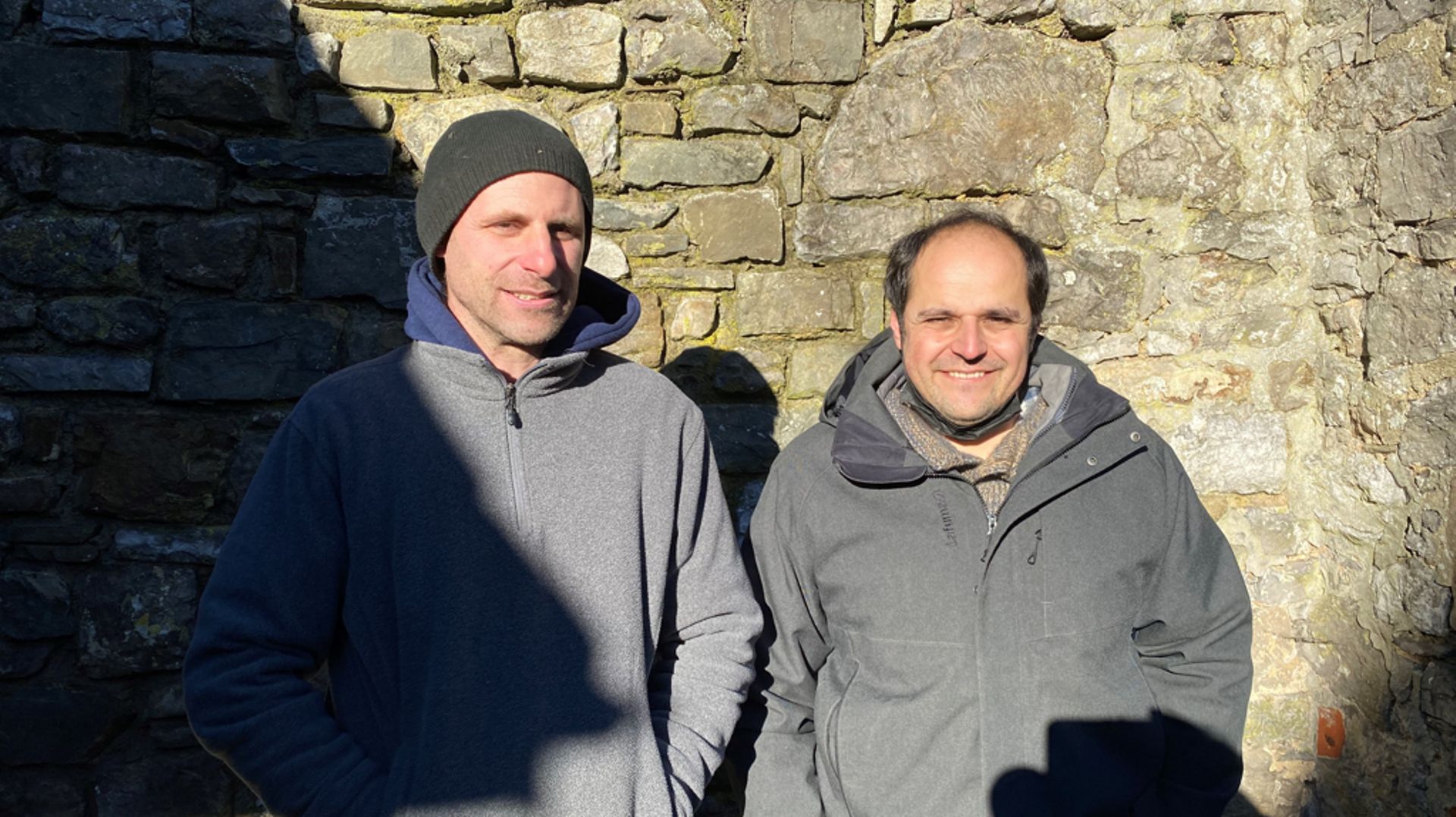 Frédéric Bronne et Jérôme Debruxelles de La ferme dans l'assiette.