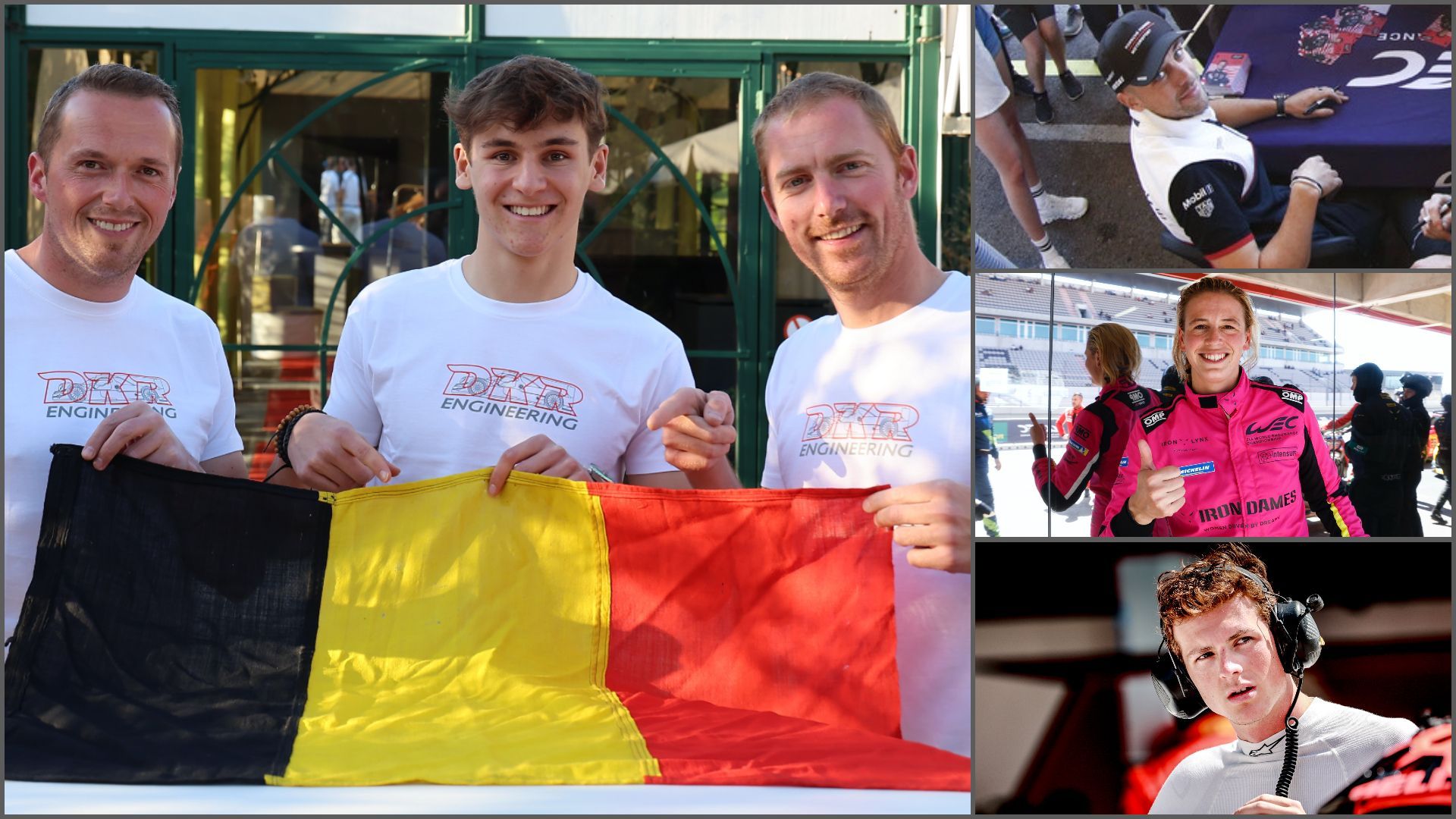 6 des 9 pilotes belges au départ des 24 Heures du Mans