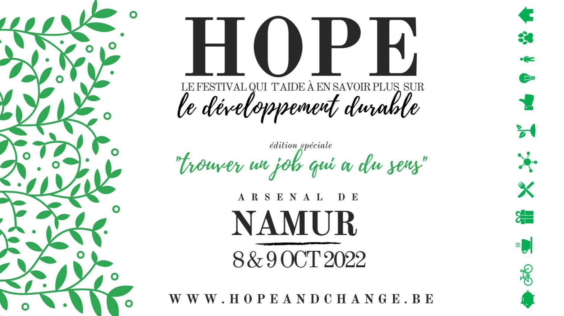 7ème édition du salon HOPE à Namur