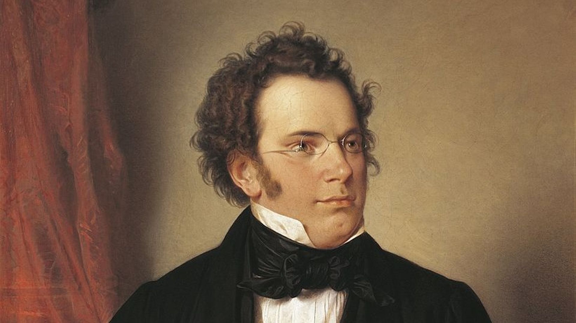 Franz Peter Schubert, portrait réalisé par Wilhelm August Rieder (1796-1880) en 1875.