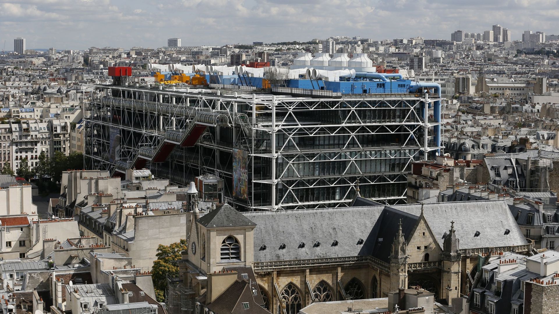 Le Centre Georges Pompidou, à Paris