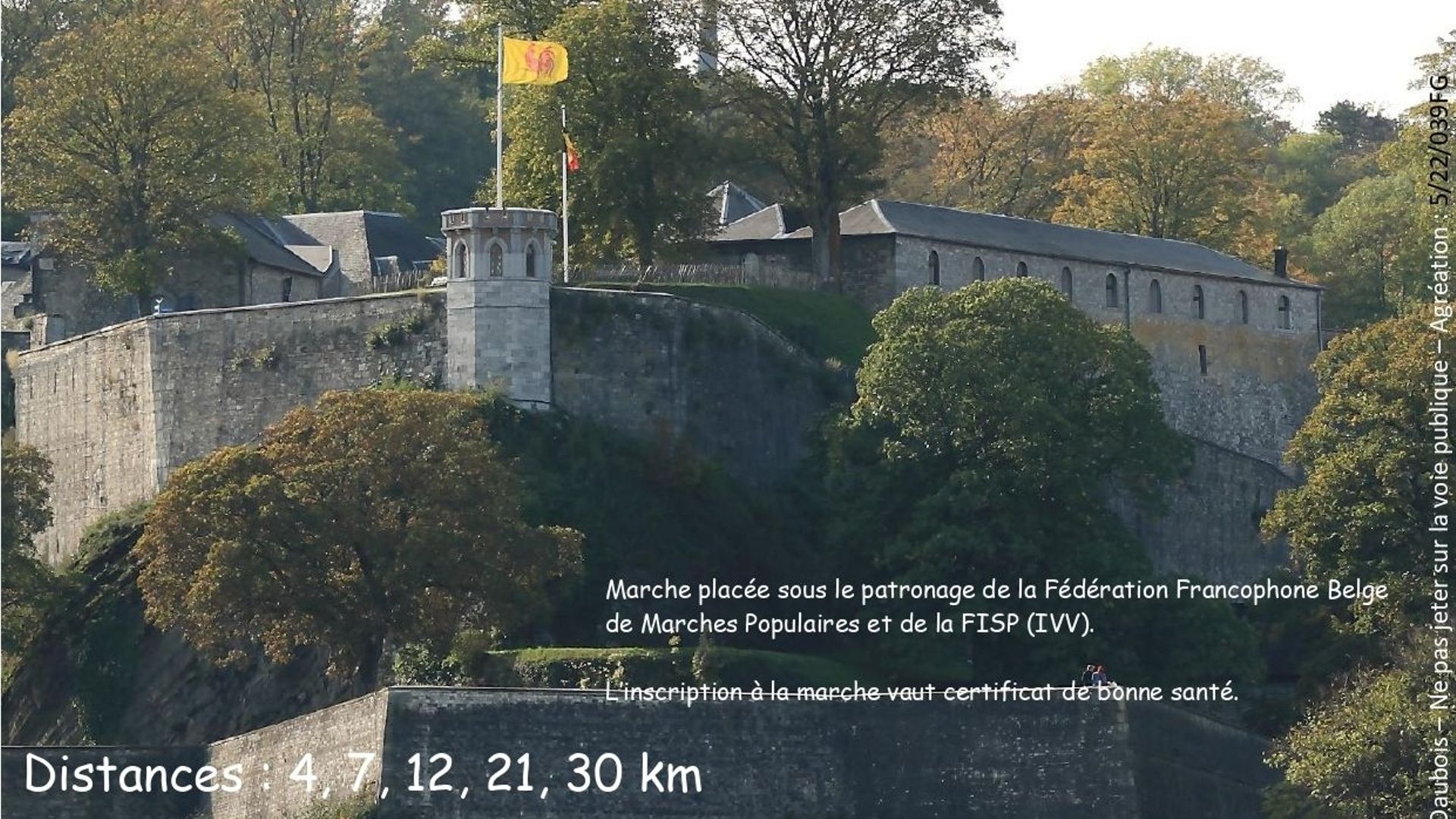 44e marche de la Citadelle de Namur ce dimanche
