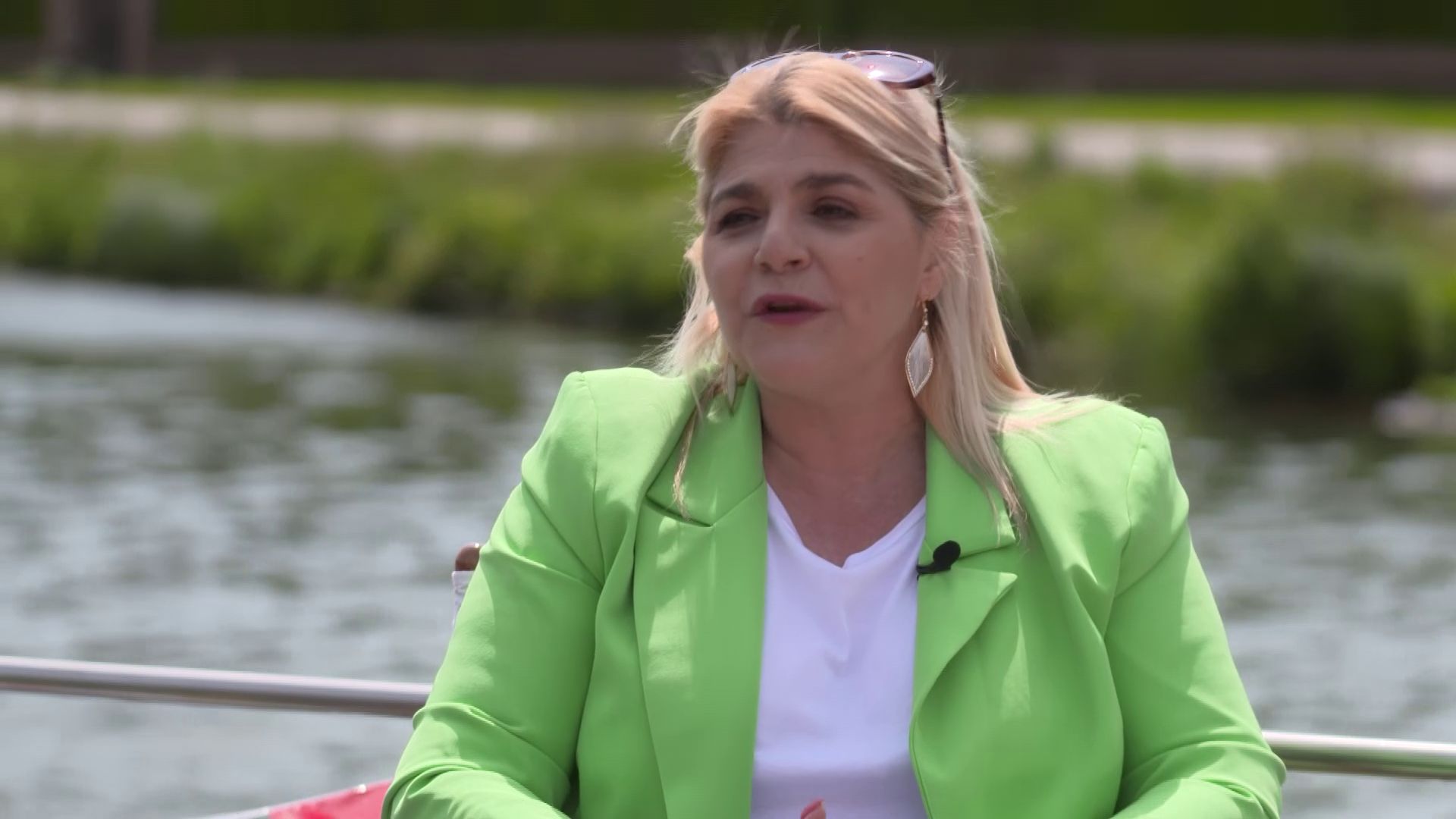 Fanny Jandrain reçoit Sandra Kim pour une balade au fil de l'eau RTBF