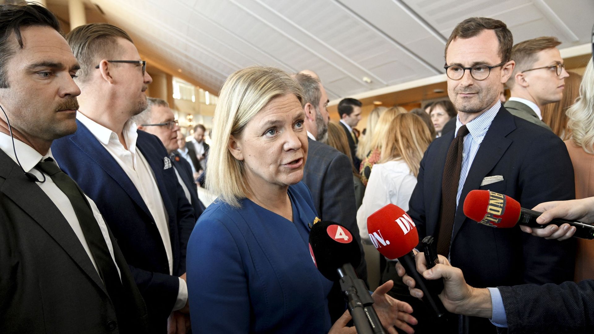 Magdalena Andersson, première ministre suédoise.