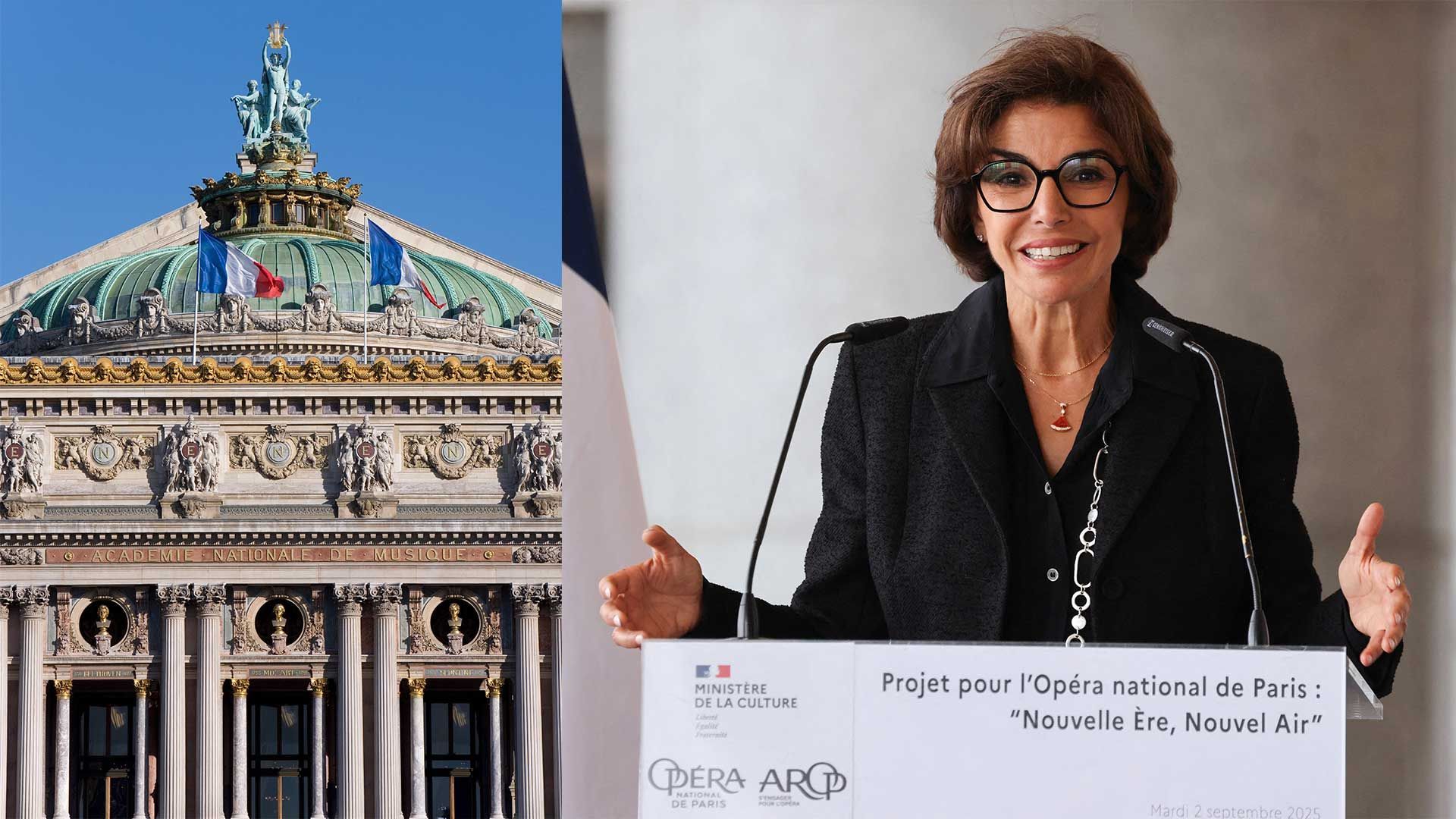 Créer un opéra "ouvert, populaire et accessible à tous" : Rachida Dati présente le plan de rénovation de l’Opéra de Paris