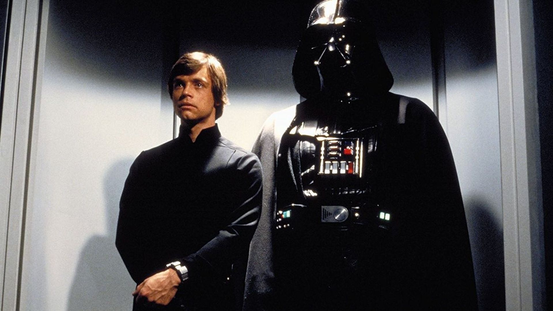 Luke Skywalker et son père Dark Vador