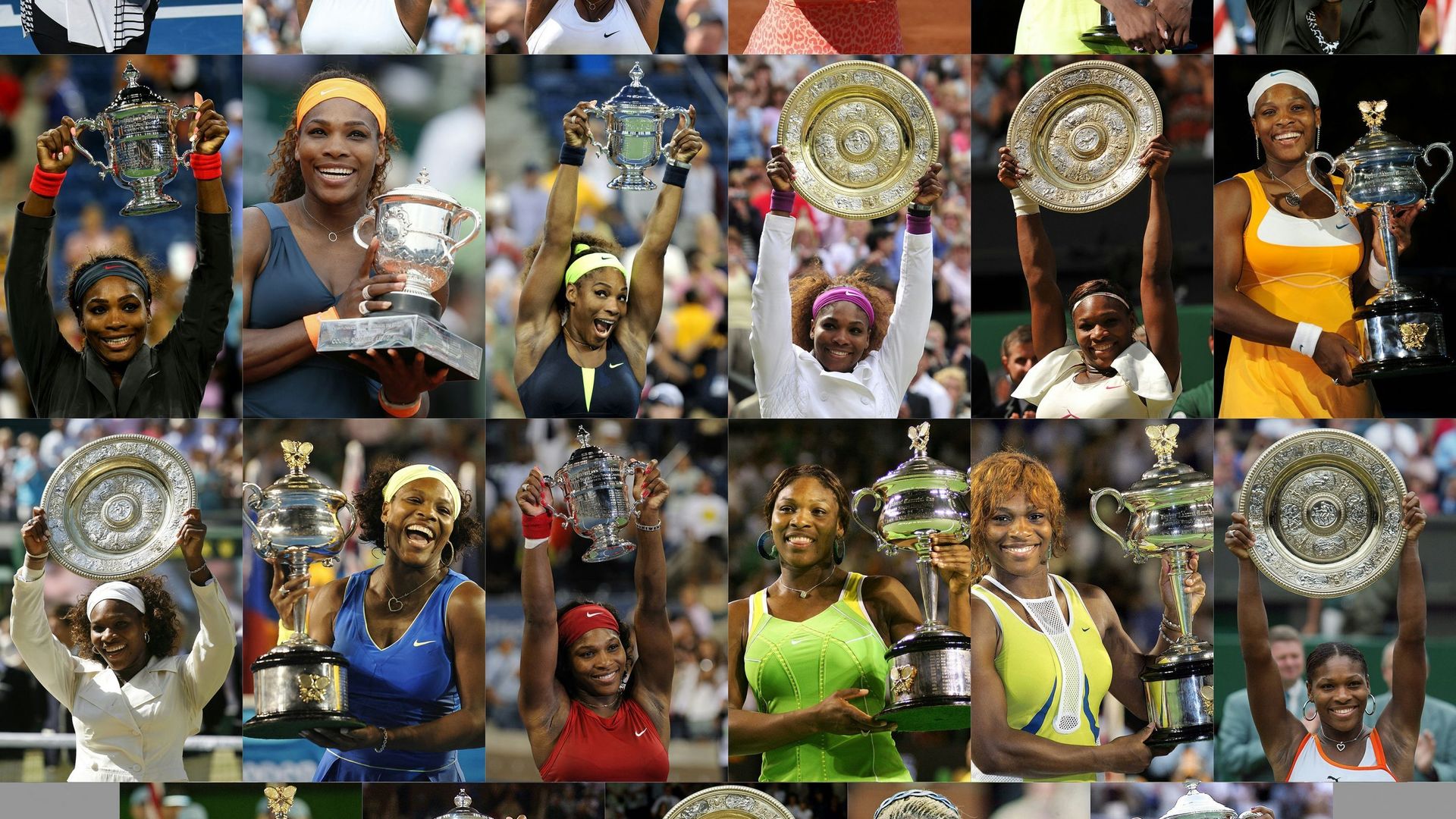 Serena Williams a gagné 23 titres du Grand Chelem en simple