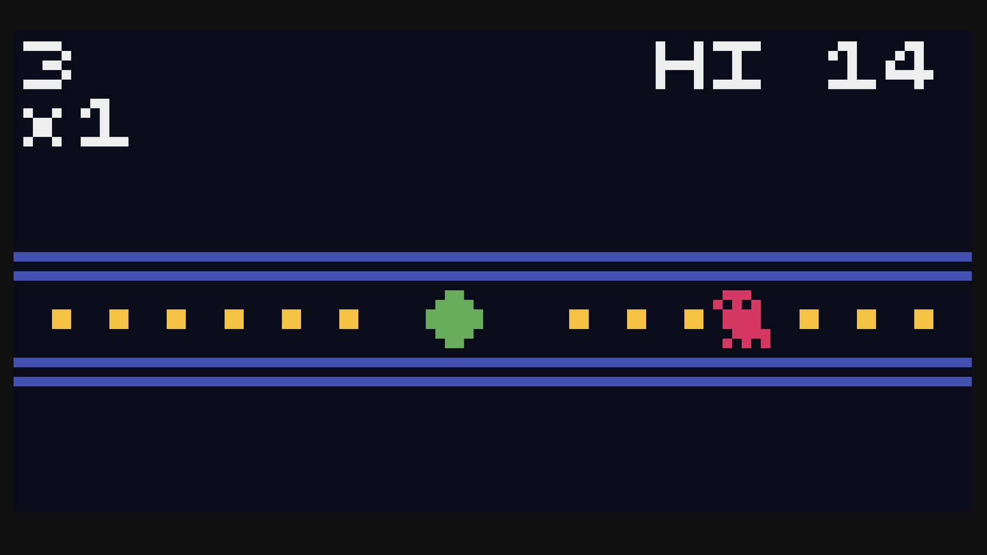 Ce week-end, on tue le temps avec une version de Pac-Man en 1D - RTBF Actus