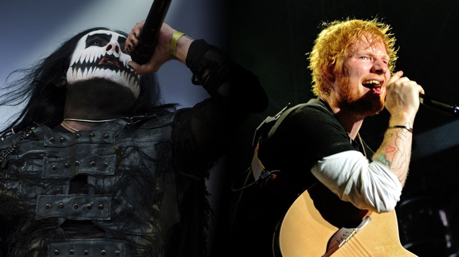 Ed Sheeran et Cradle Of Filth