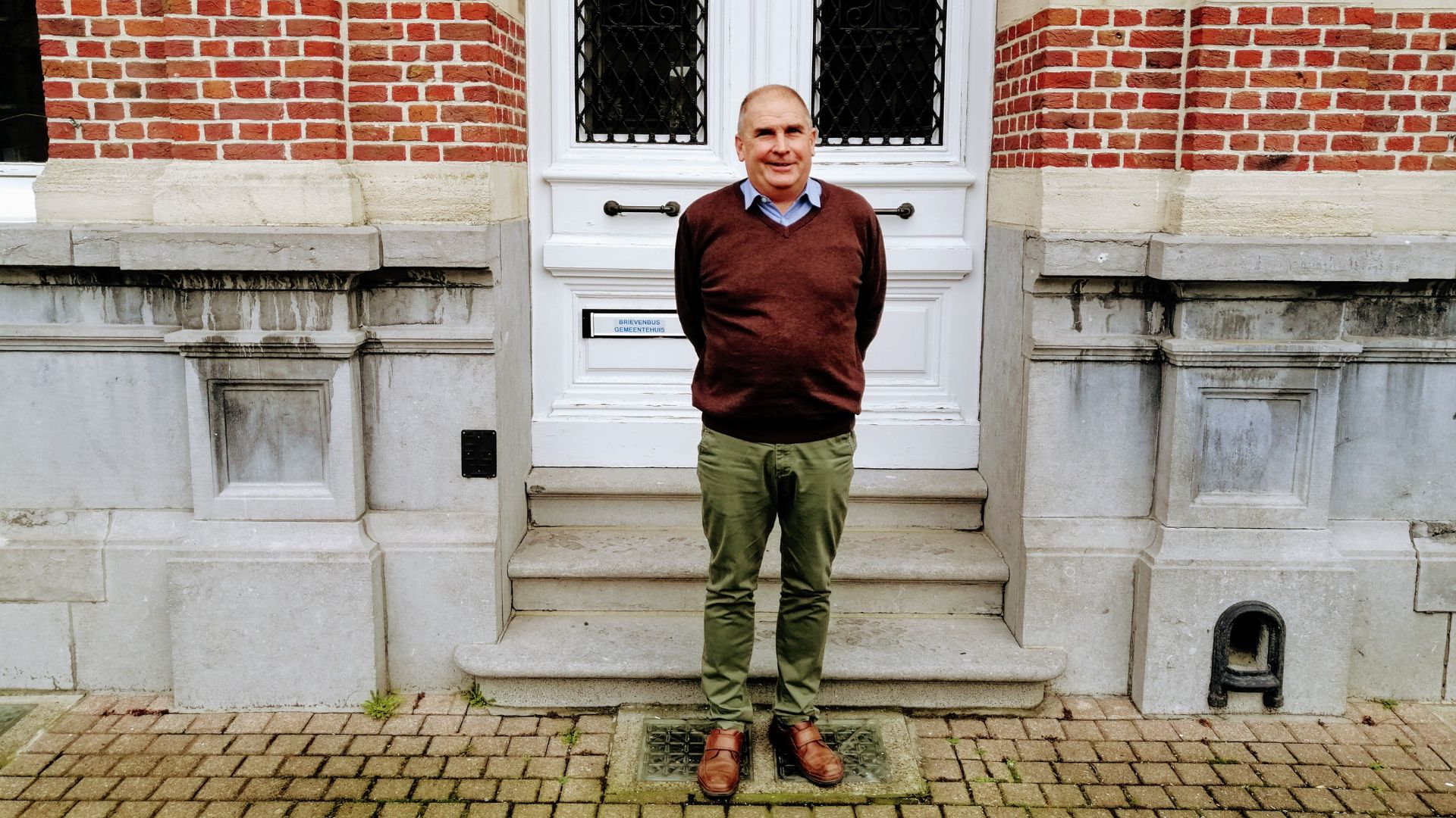 Dis Van Berckelaer, bourgmestre de Borsbeek depuis 2013.