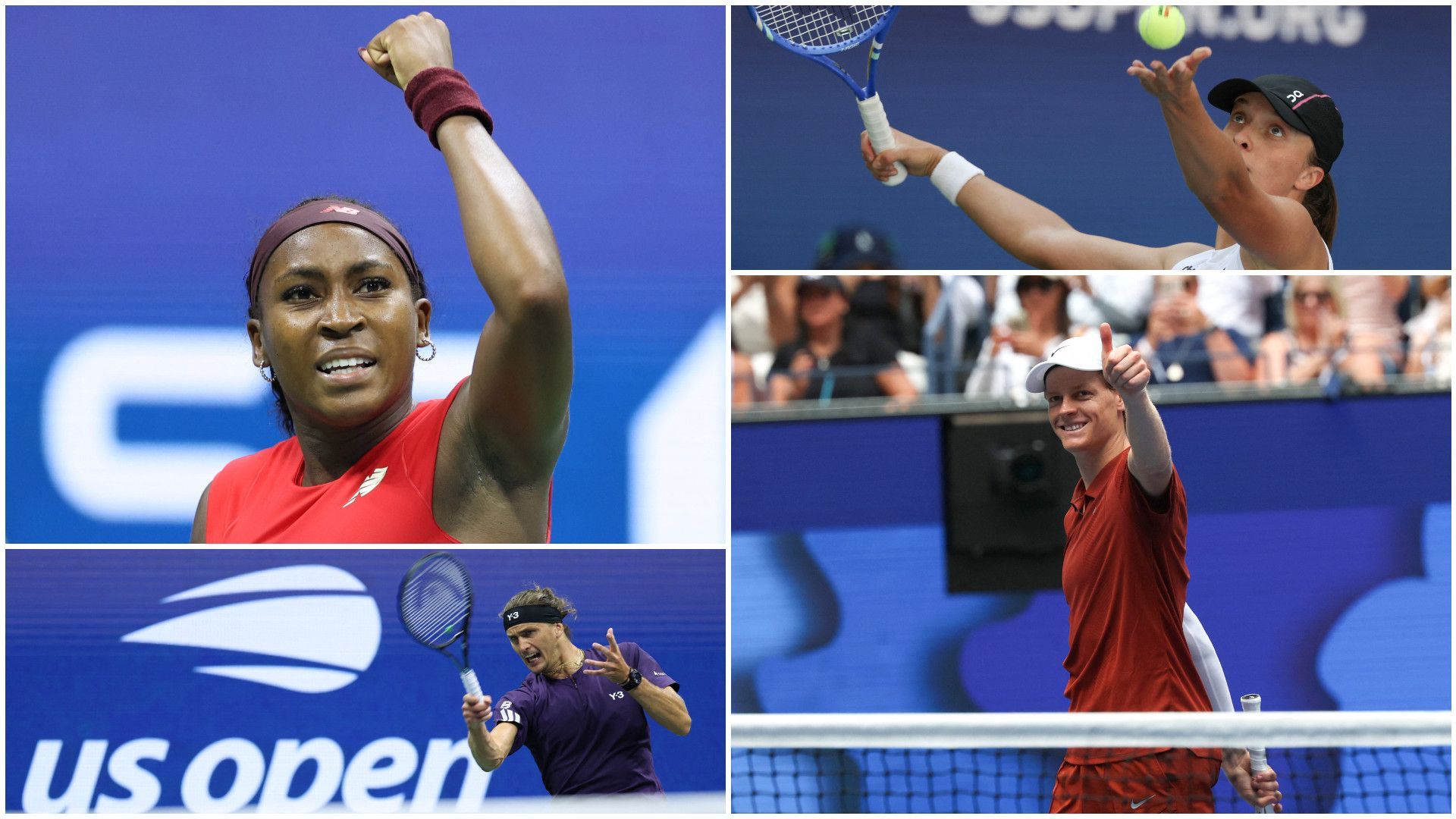 US Open : Gauff chahutée, Sinner et Swiatek dominateurs, Zverev serein