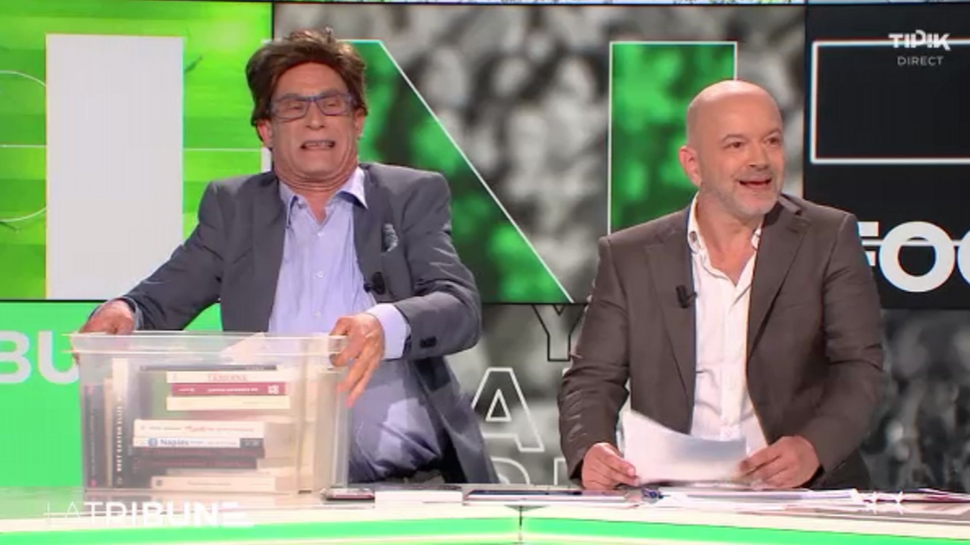 Le sketch de Kiki l'Innocent et Jérôme de Warzée en hommage à Thierry Luthers