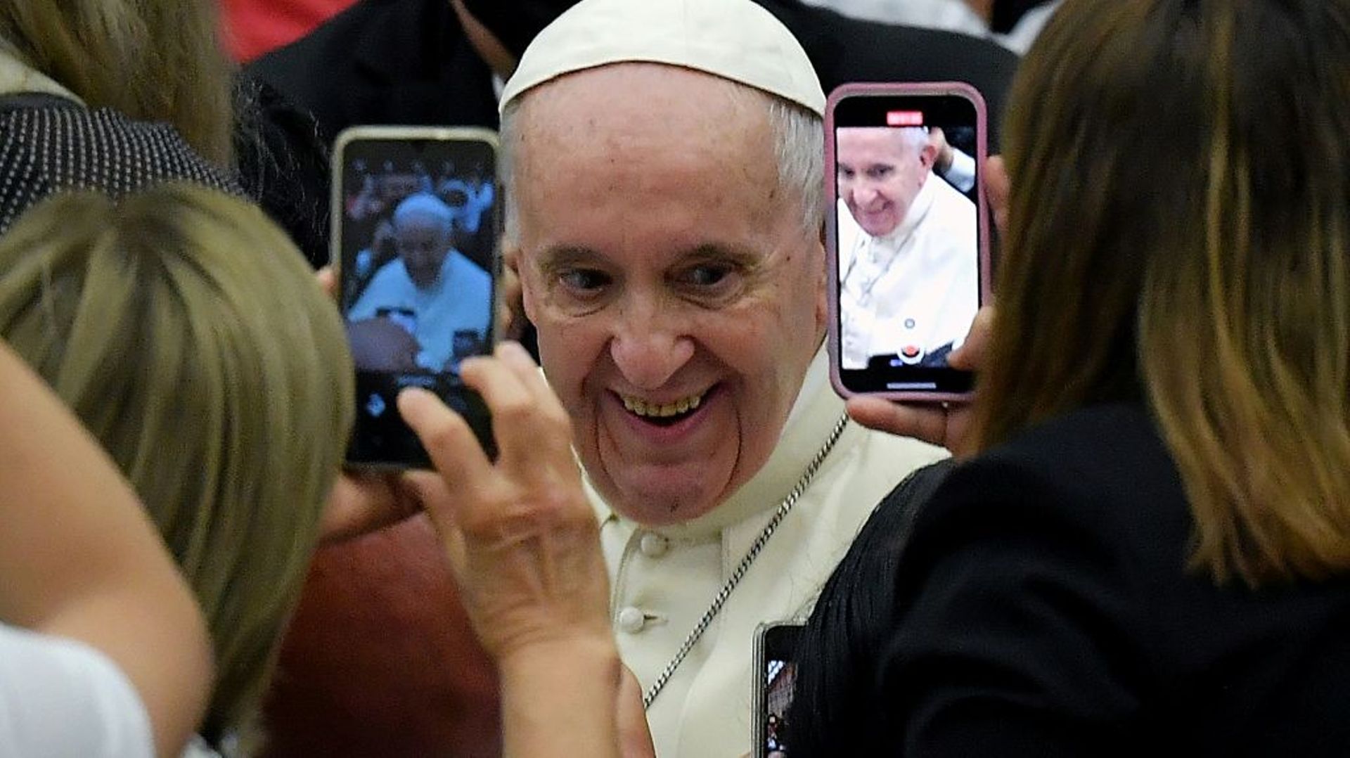 Le pape François lors d'une audience générale au Vatican le 1er septembre 2021 