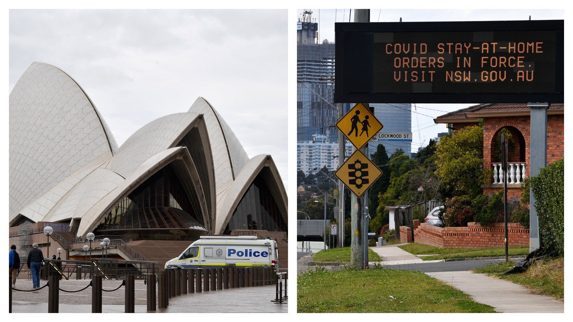 Opéra et vue de Sydney, été 2021