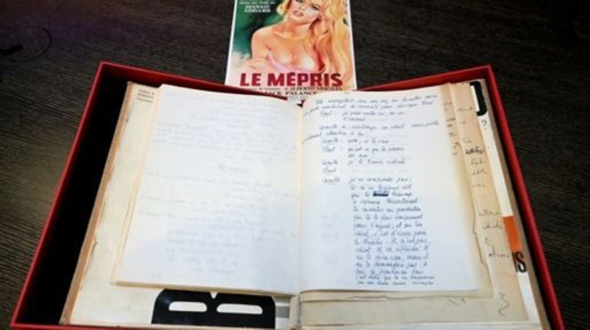 Le manuscrit du "Mépris" de Godard, adjugé plus de 300.000 euros