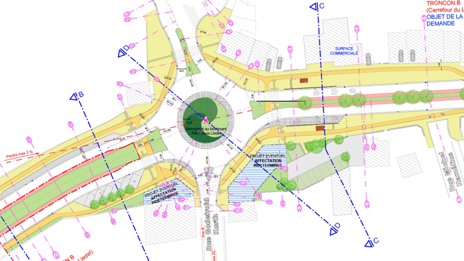 N4 – Arlon : basculement de la circulation en vue de la poursuite de l’aménagement d’un giratoire au carrefour Liedel