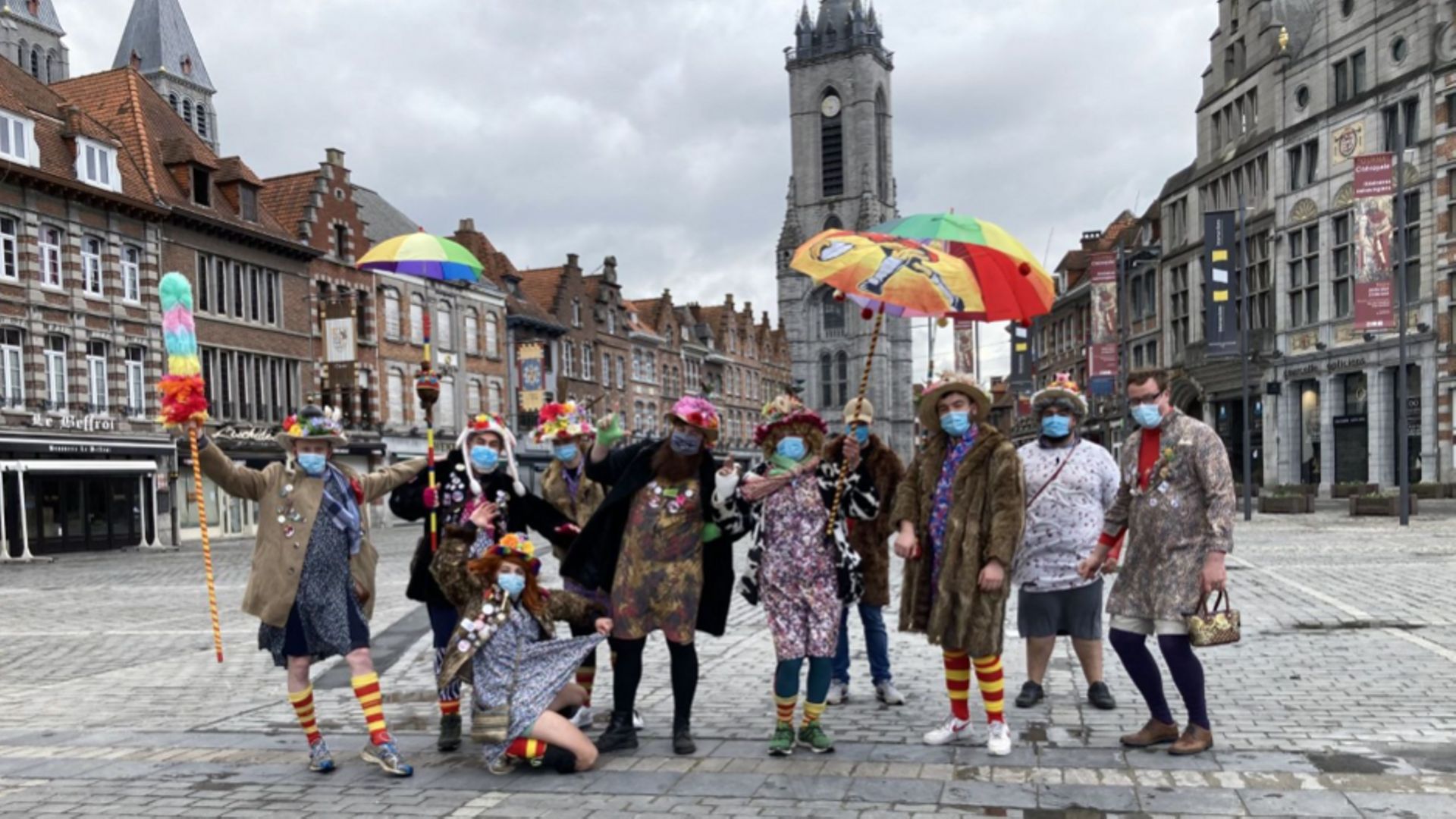 L’an dernier déjà, le carnaval de Tournai avait été annulé. Ce qui n’avait pas empêché la confrérie des "Ma tante" de se réunir en bulle de 10.
