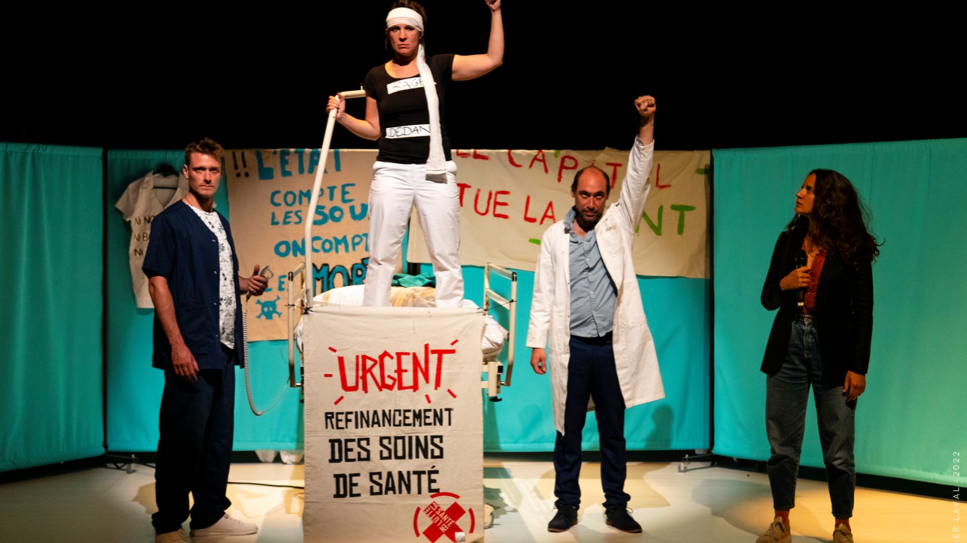 "Urgence", le nouveau spectacle de la Cie Adoc qui rend hommage aux blouses blanches