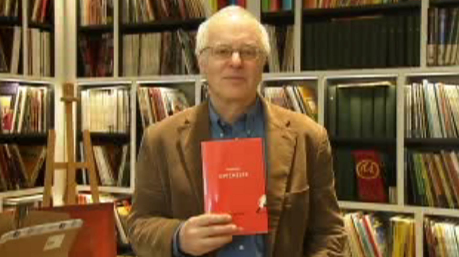 Alain Berenboom reçoit le prix Rossel pour son roman "Monsieur Optimiste"