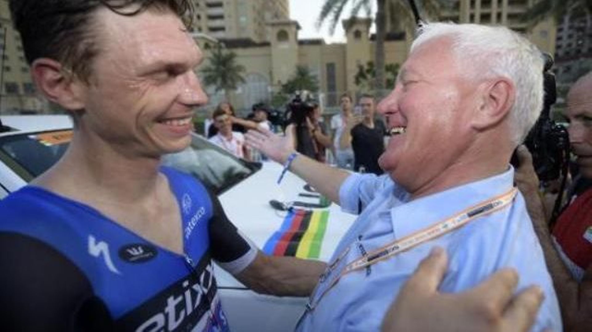 Patrick Lefevere Ravi De La Victoire De Son équipe Etixx-Quick Step Aux ...