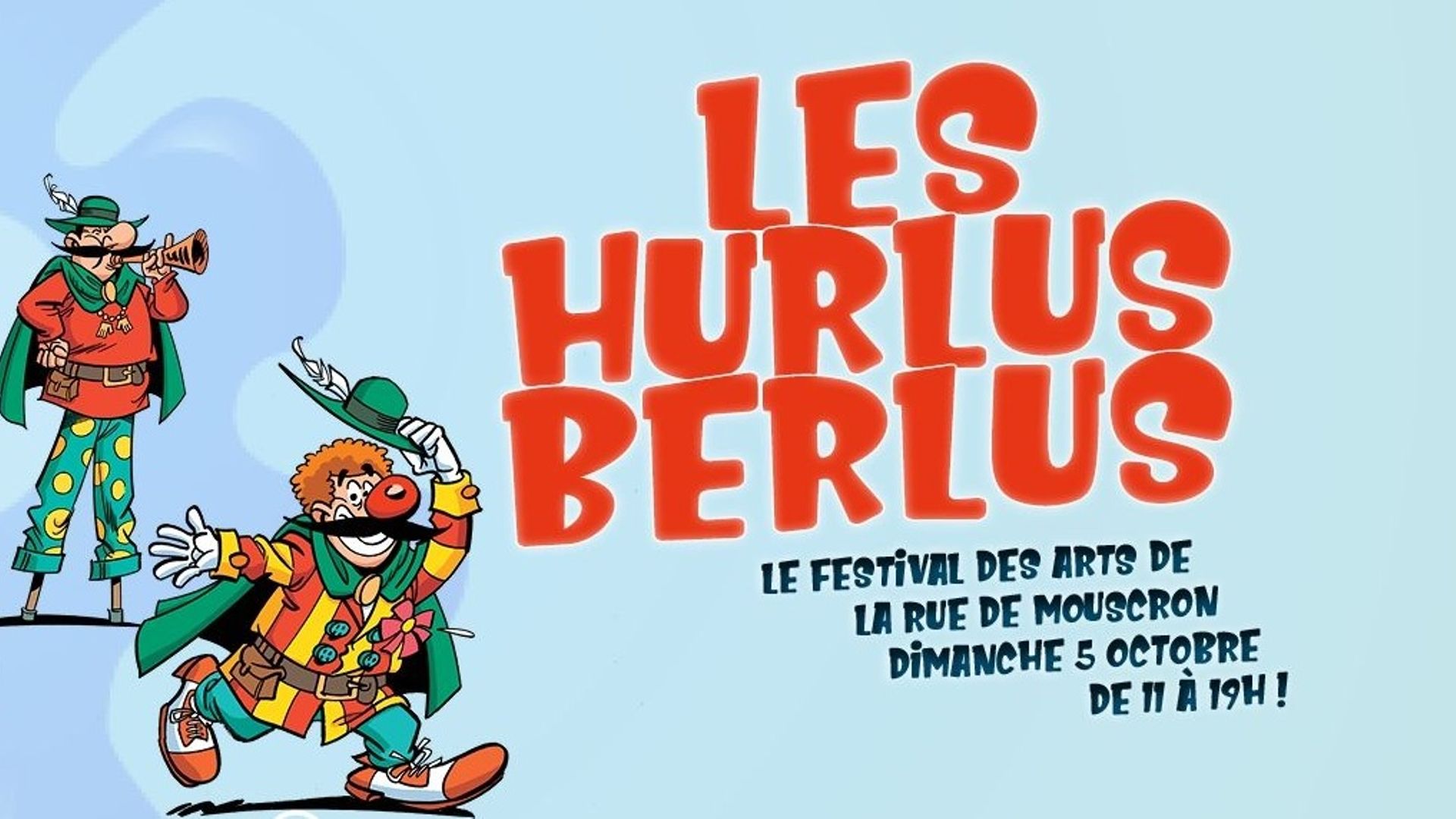 Viens découvrir le festival des arts de la rue de Mouscron “Les Hurluberlus” avec Auvio Kids