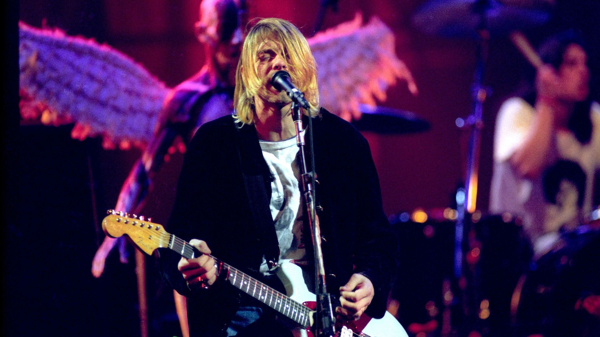 Kurt Cobain sur scène !