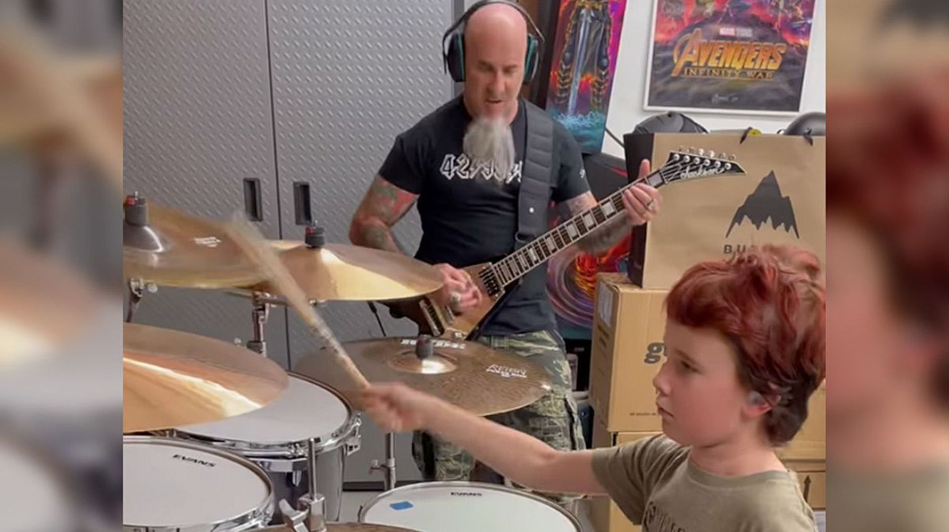 Anthrax : Scott Ian reprend Sepultura avec son fils de 10 ans