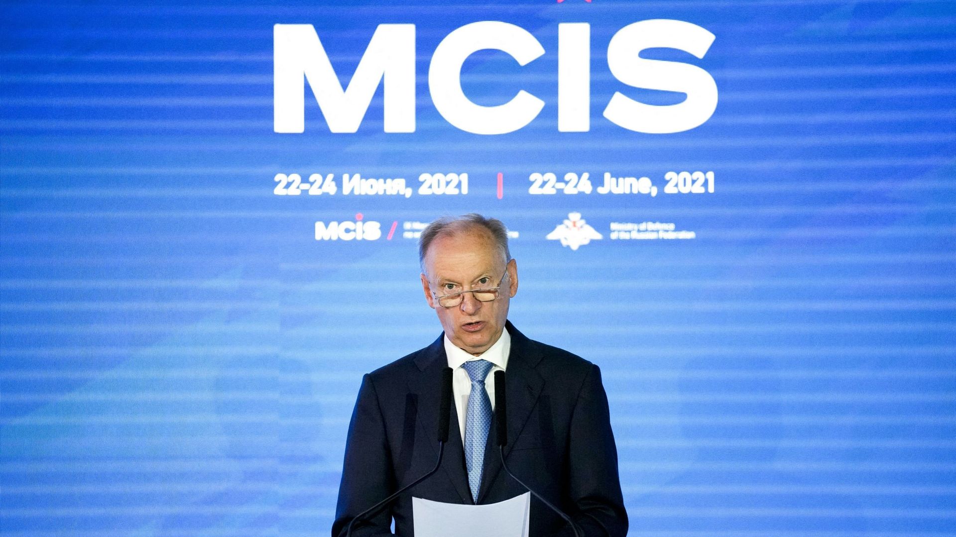 Le secrétaire du conseil de sécurité de la Russie, Nikolai Patrushev, à Moscou, Russie, jeudi 24 juin 2021