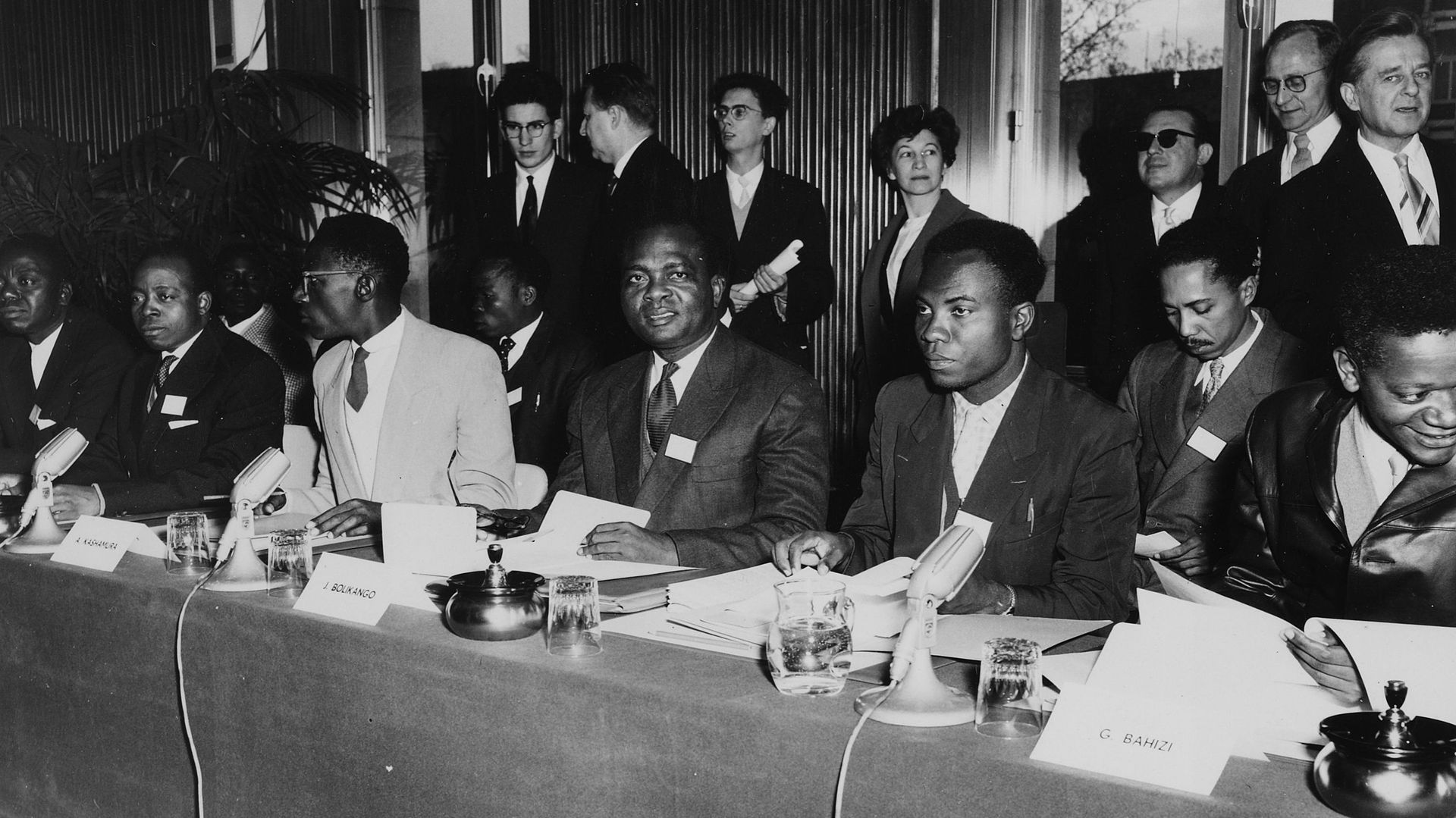 Table des délégués Congolais