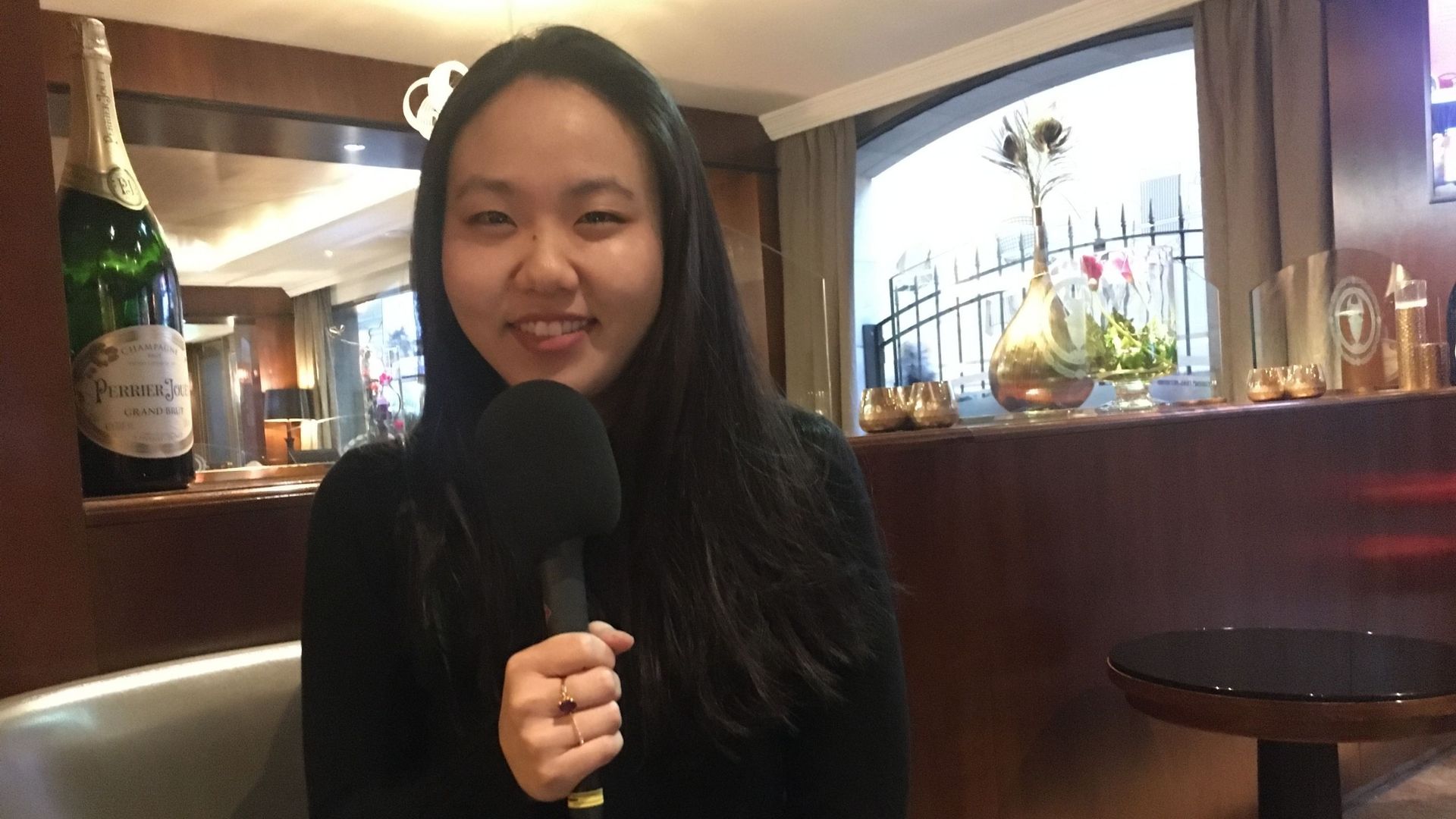 La violoniste Stella Chen lors de notre entretien.