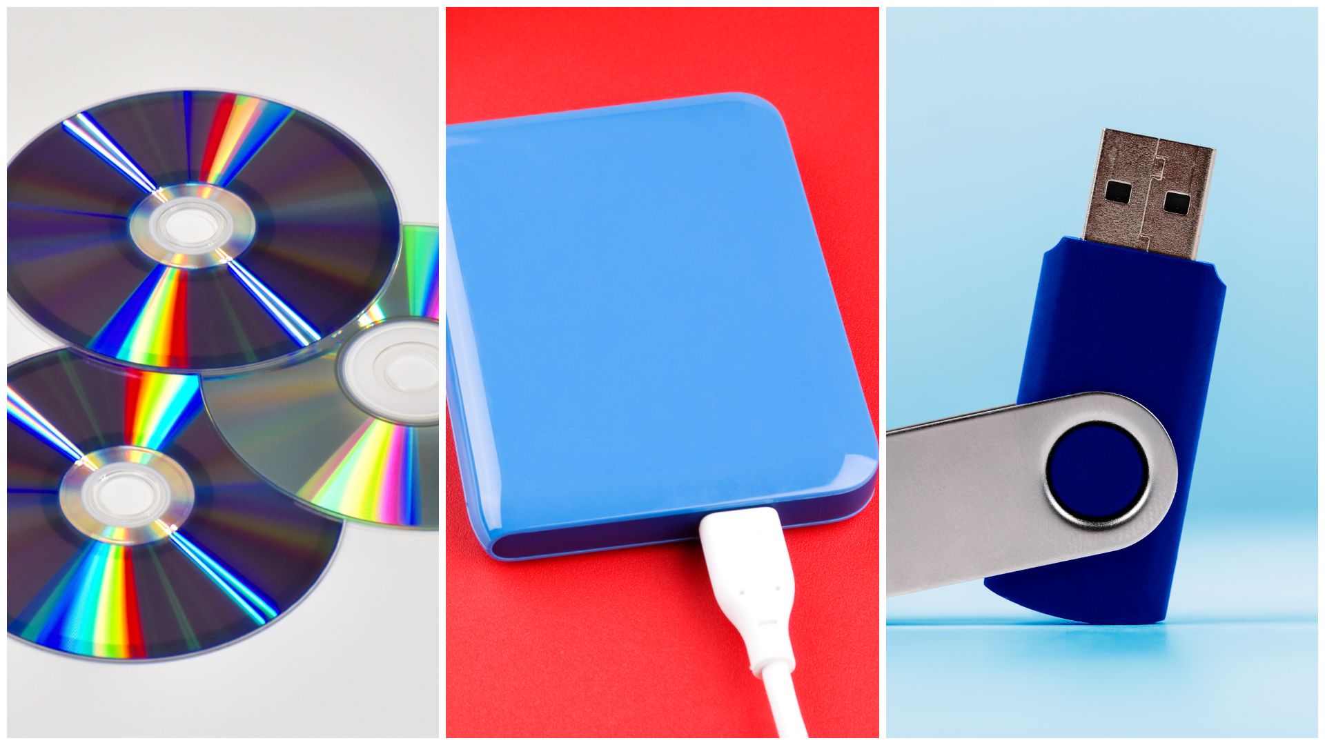 Clé USB, DVD, disque dur… quel est le meilleur support de stockage