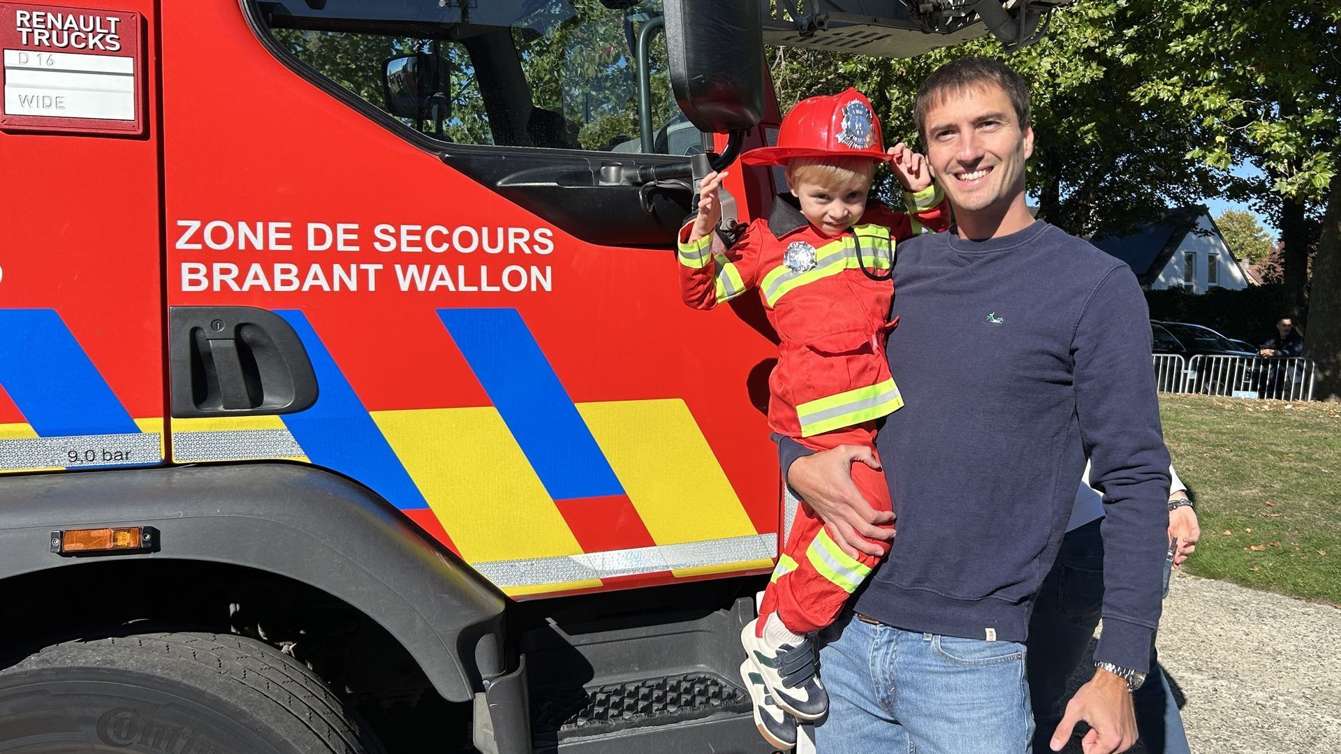 La grande foule pour la journée portes ouvertes des pompiers de Braine-l'Alleud