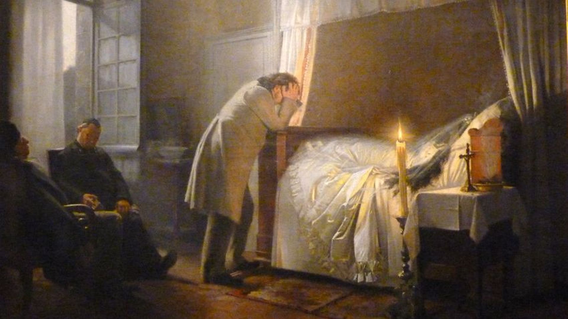 Albert Fourié - La mort de Madame Bovary, huile sur toile 1883