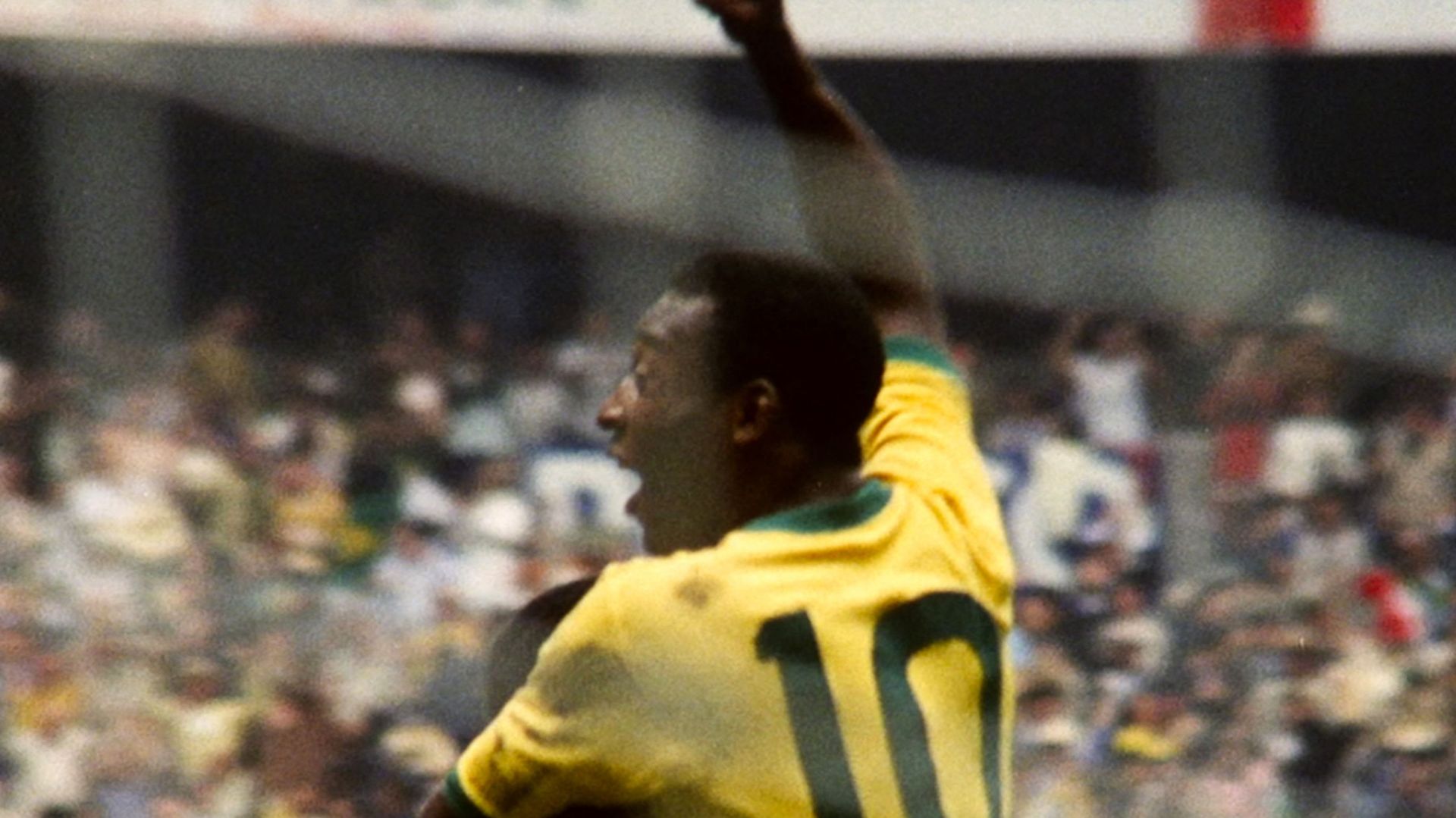 Pelé lors de la victoire du Brésil en 1970 (Mexico 70)