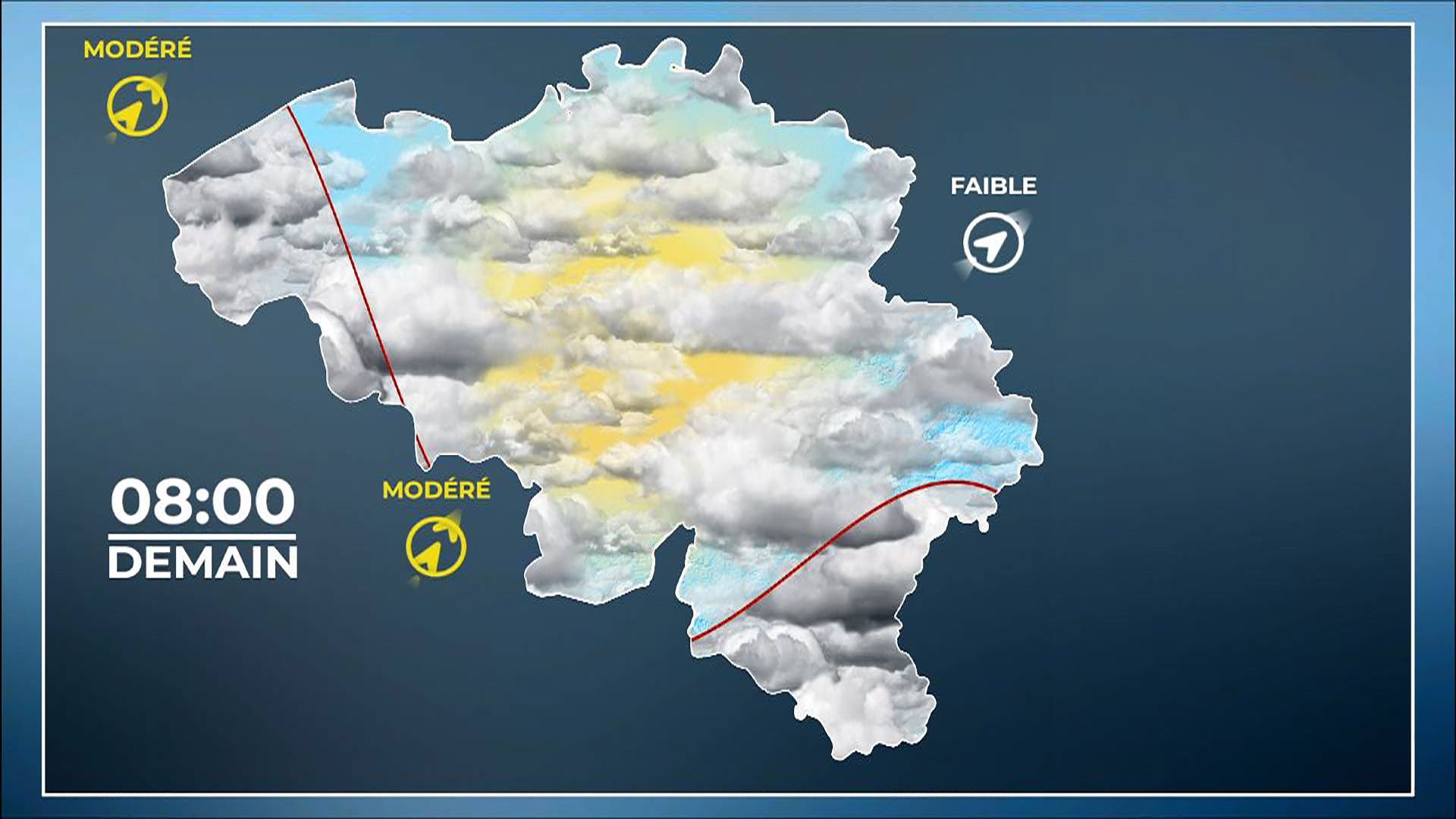 Météo du week-end : du calme à la tempête et 15 à 20 cm de neige en Ardenne