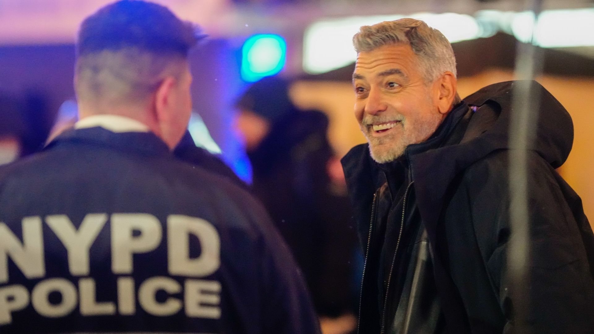 George Clooney à New-York le 1er février